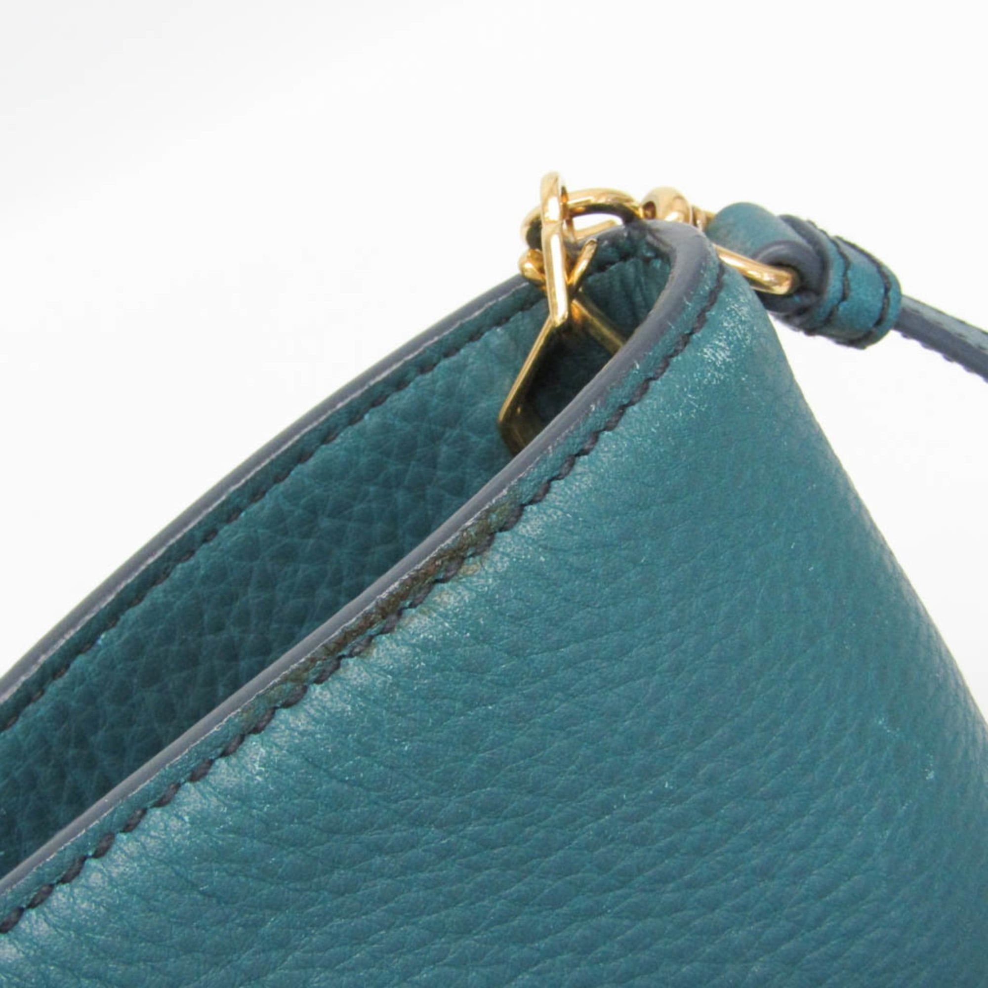 Miu Miu Miu Miu VIT.DAINO RR1905 Women's Leather Shoulder Bag,Tote Bag Green Size ONE SIZE - 10 Thumbnail