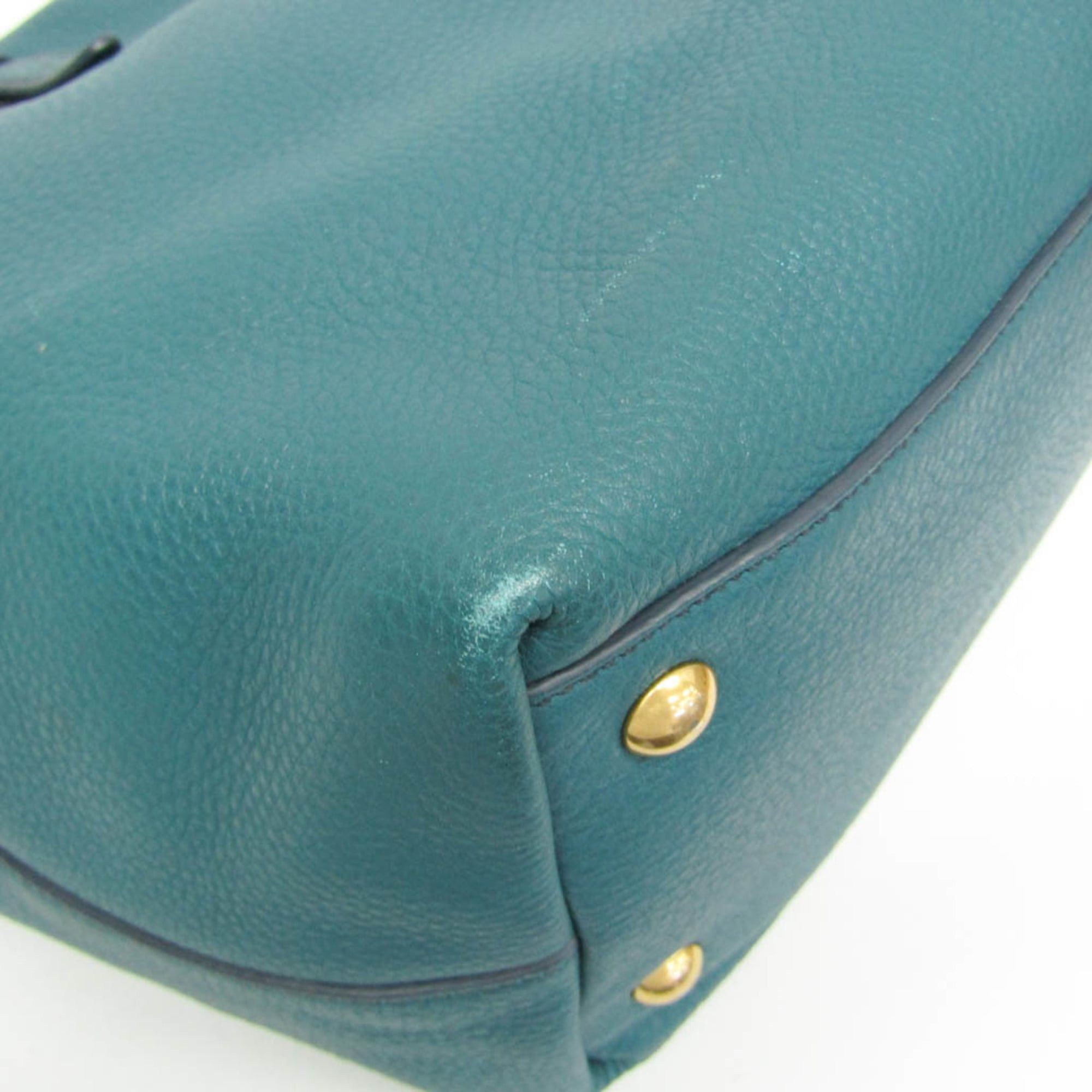 Miu Miu Miu Miu VIT.DAINO RR1905 Women's Leather Shoulder Bag,Tote Bag Green Size ONE SIZE - 5 Thumbnail