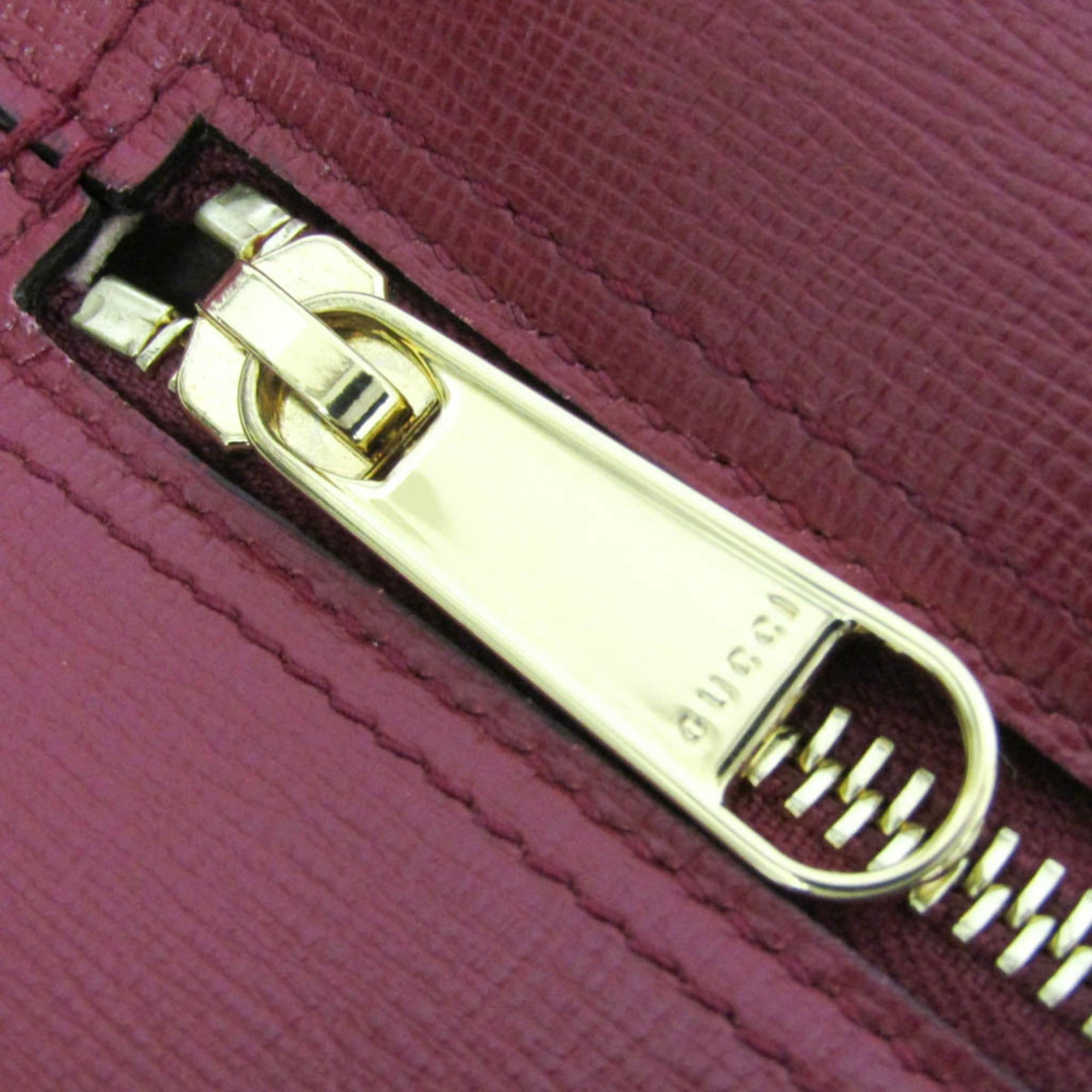 Gucci Gucci Interlocking G 614364 Men,Women Leather Clutch Bag,Handbag Red Color Size ONE SIZE - 13 Thumbnail