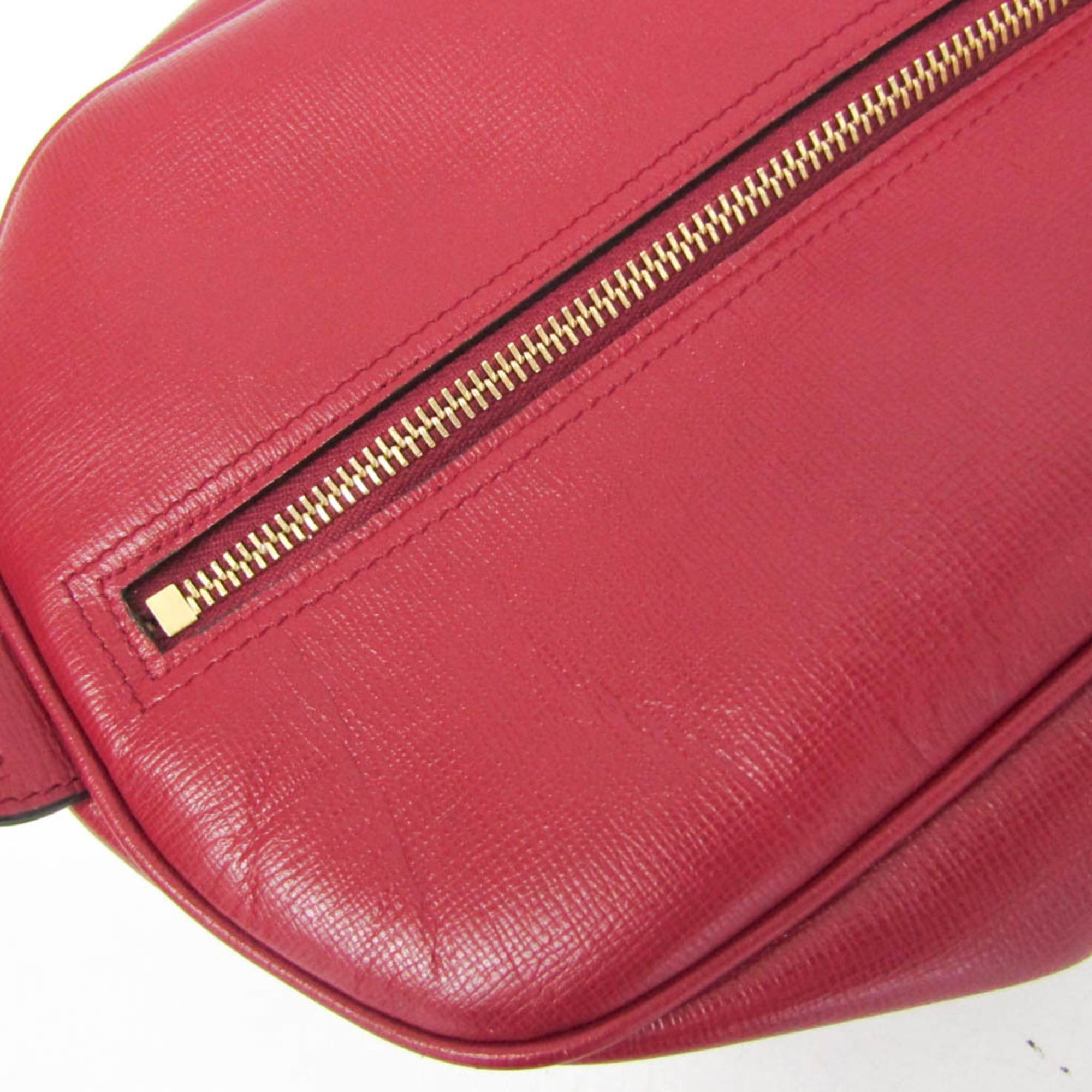 Gucci Gucci Interlocking G 614364 Men,Women Leather Clutch Bag,Handbag Red Color Size ONE SIZE - 10 Thumbnail