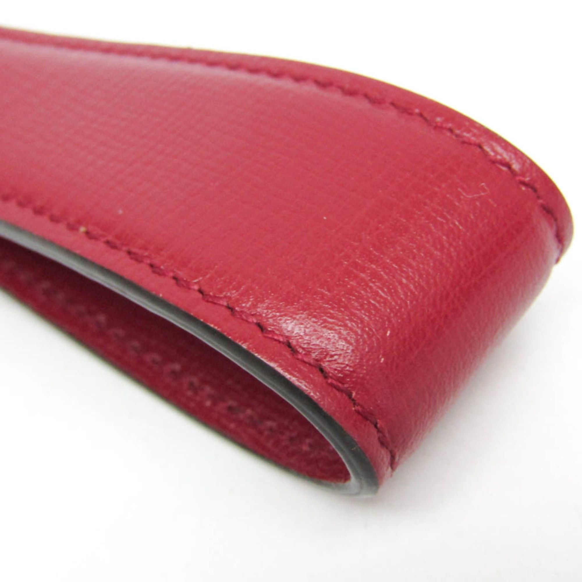 Gucci Gucci Interlocking G 614364 Men,Women Leather Clutch Bag,Handbag Red Color Size ONE SIZE - 12 Thumbnail