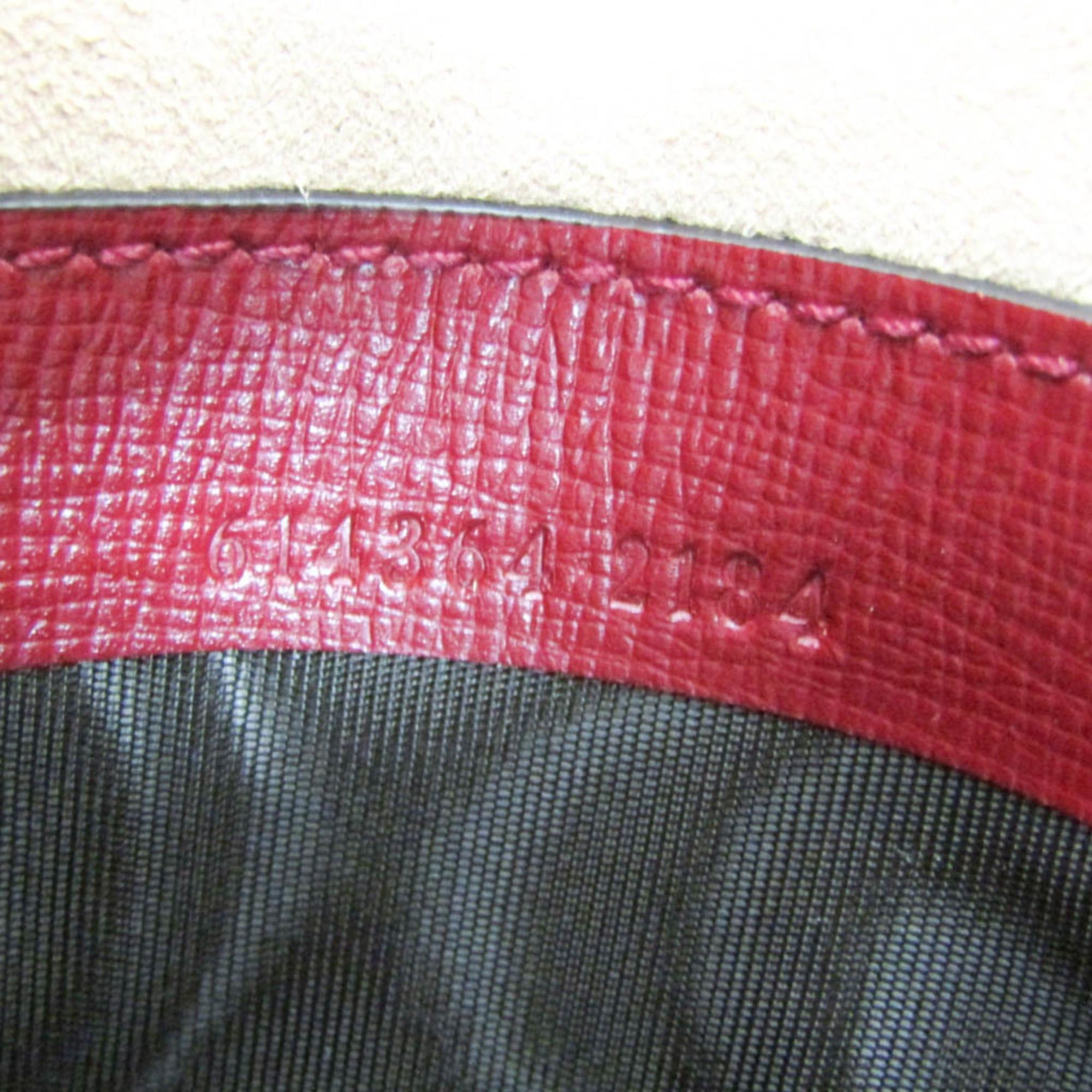 Gucci Gucci Interlocking G 614364 Men,Women Leather Clutch Bag,Handbag Red Color Size ONE SIZE - 16 Thumbnail