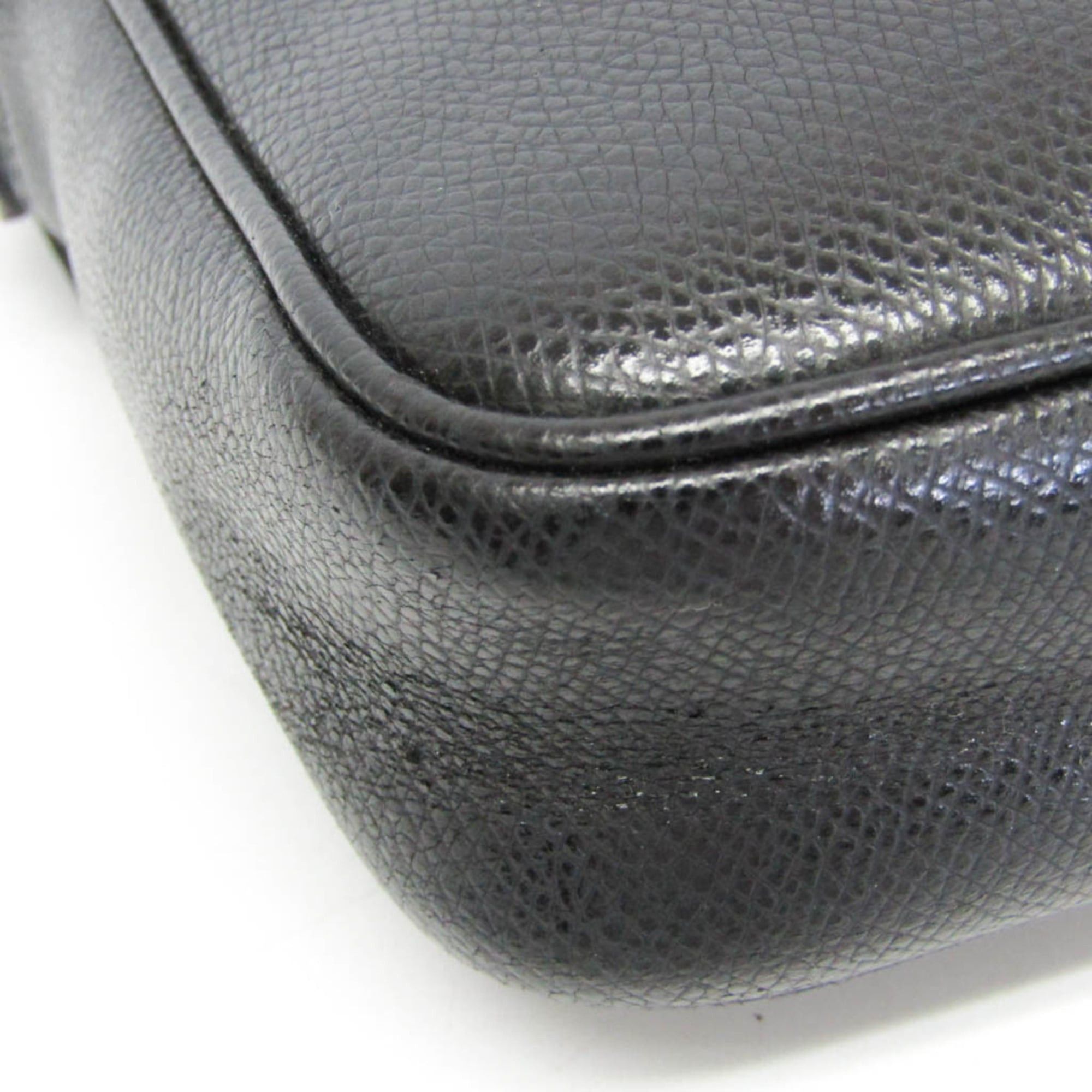 Salvatore Ferragamo Salvatore Ferragamo FZ-24 8810 Men,Women Leather Shoulder Bag Black Size ONE SIZE - 5 Thumbnail