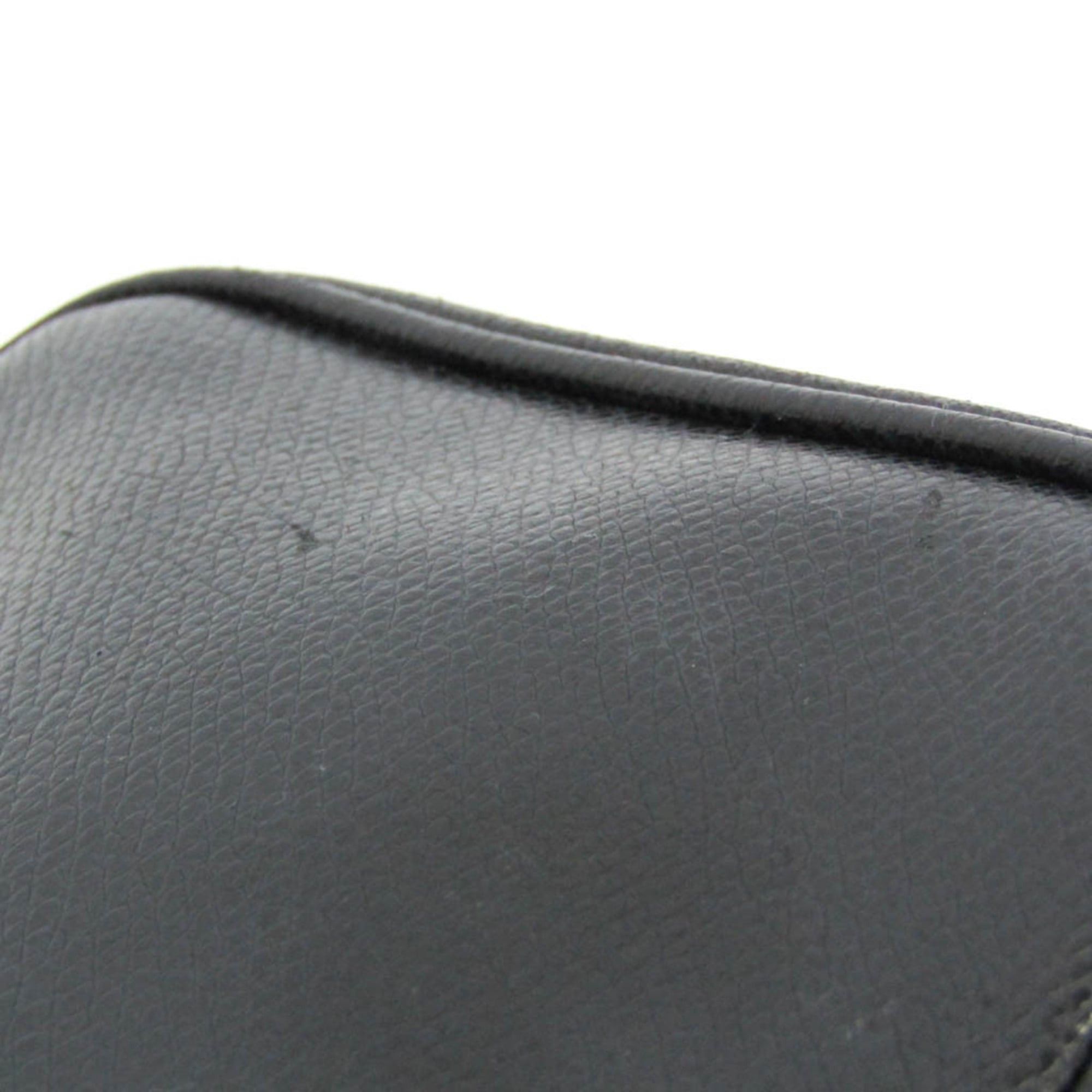 Salvatore Ferragamo Salvatore Ferragamo FZ-24 8810 Men,Women Leather Shoulder Bag Black Size ONE SIZE - 9 Thumbnail