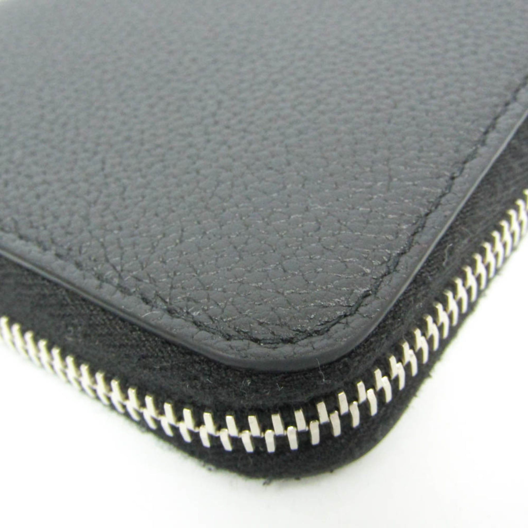 Yves Saint Laurent Yves Saint Laurent Cassandra Round Zip Wallet INN687054 Women's Leather Long Wallet (bi-fold) Black Size ONE SIZE - 9 Thumbnail
