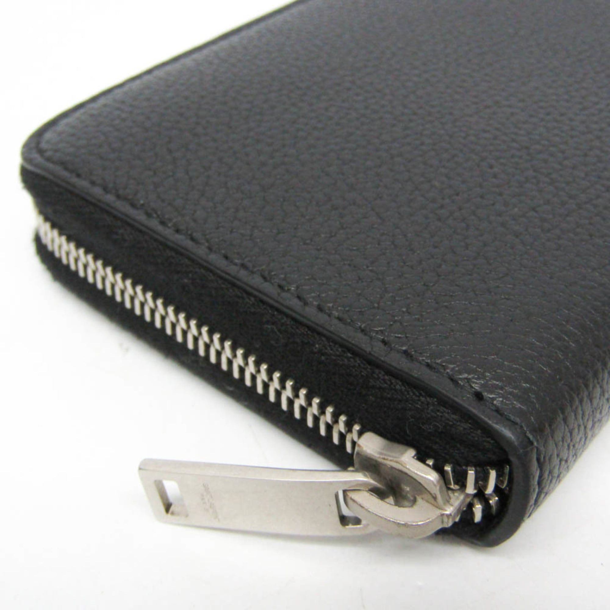 Yves Saint Laurent Yves Saint Laurent Cassandra Round Zip Wallet INN687054 Women's Leather Long Wallet (bi-fold) Black Size ONE SIZE - 7 Thumbnail