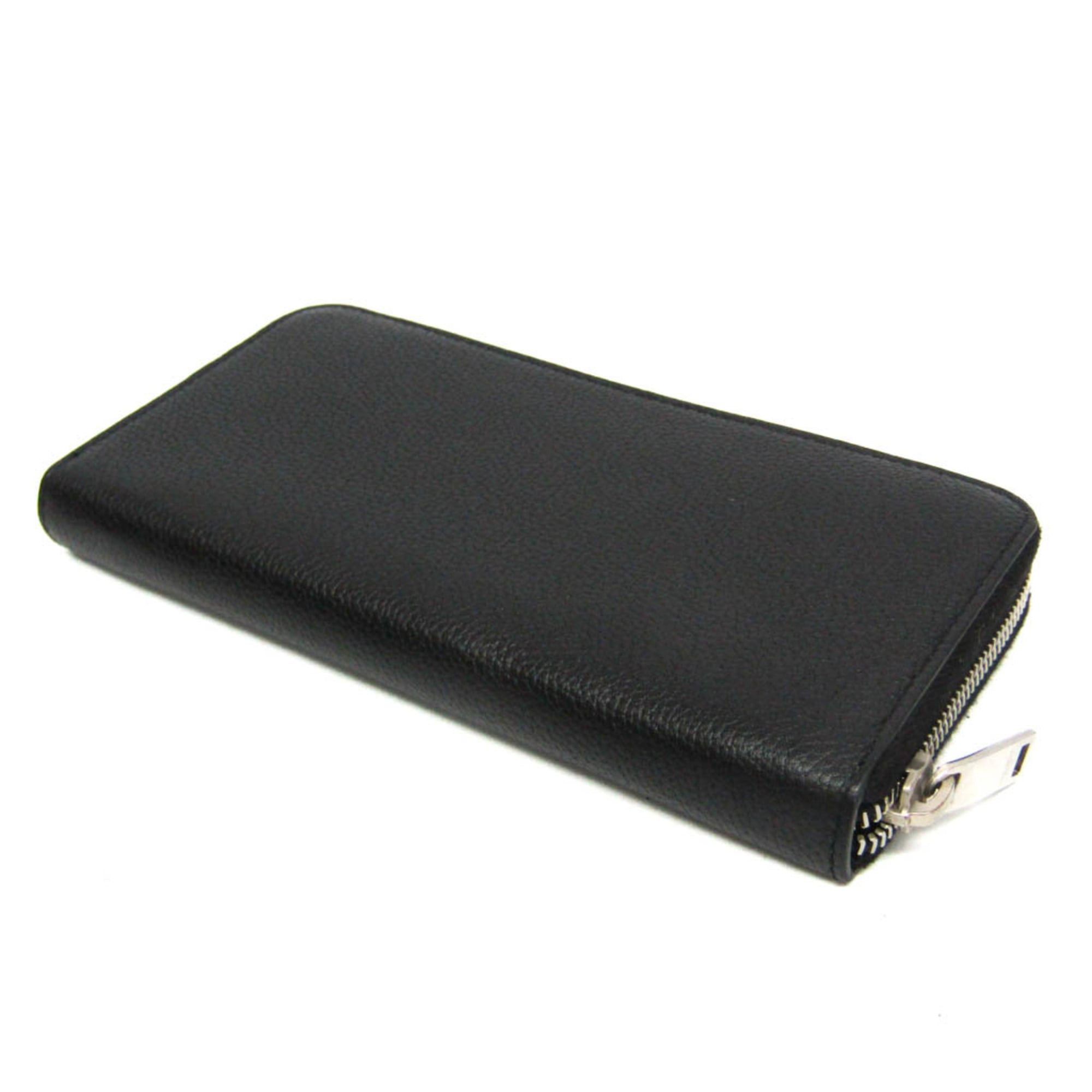 Yves Saint Laurent Yves Saint Laurent Cassandra Round Zip Wallet INN687054 Women's Leather Long Wallet (bi-fold) Black Size ONE SIZE - 3 Thumbnail