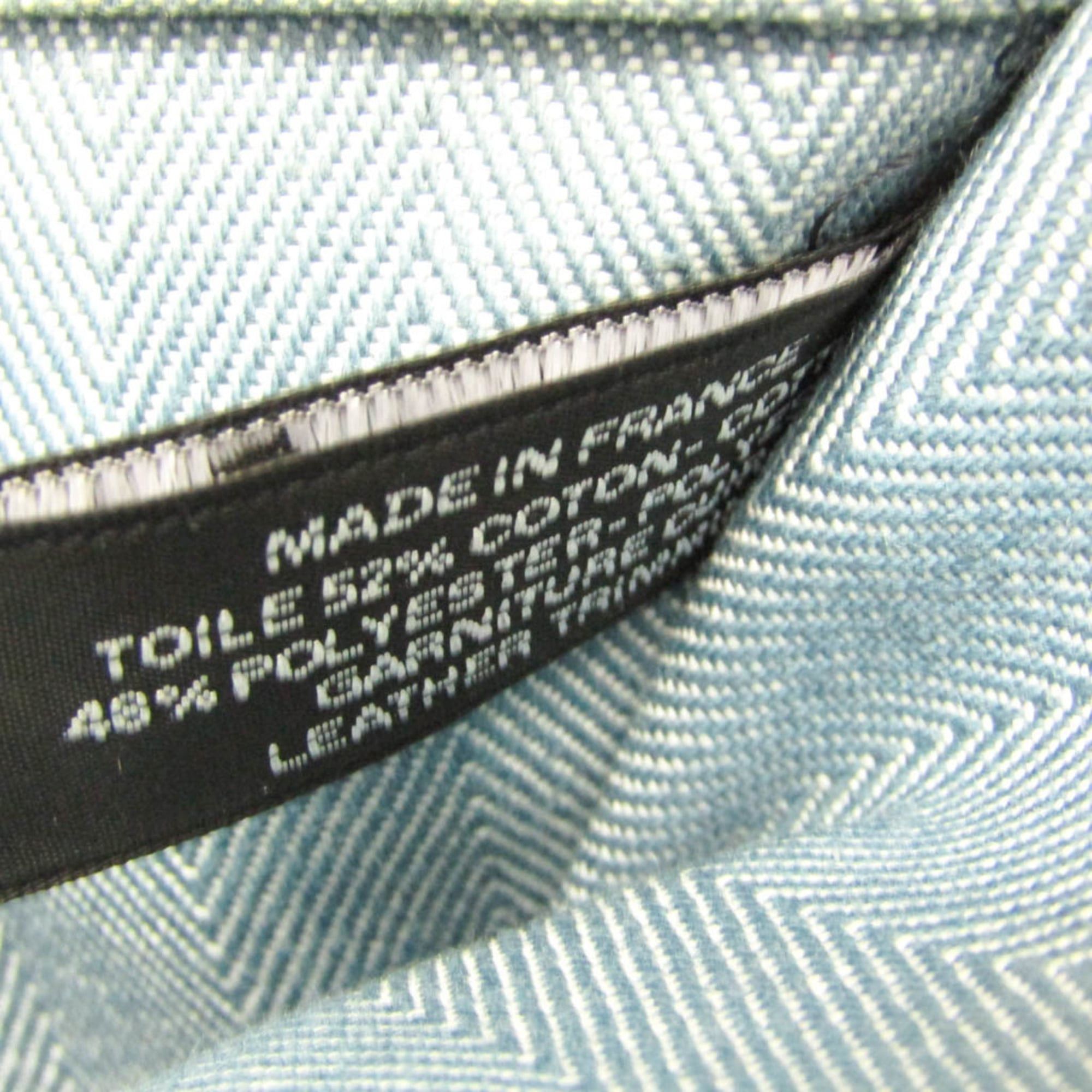 Hermes Hermes Valparaiso PM Women's Cotton,Polyester Handbag Blue Size ONE SIZE - 19 Thumbnail