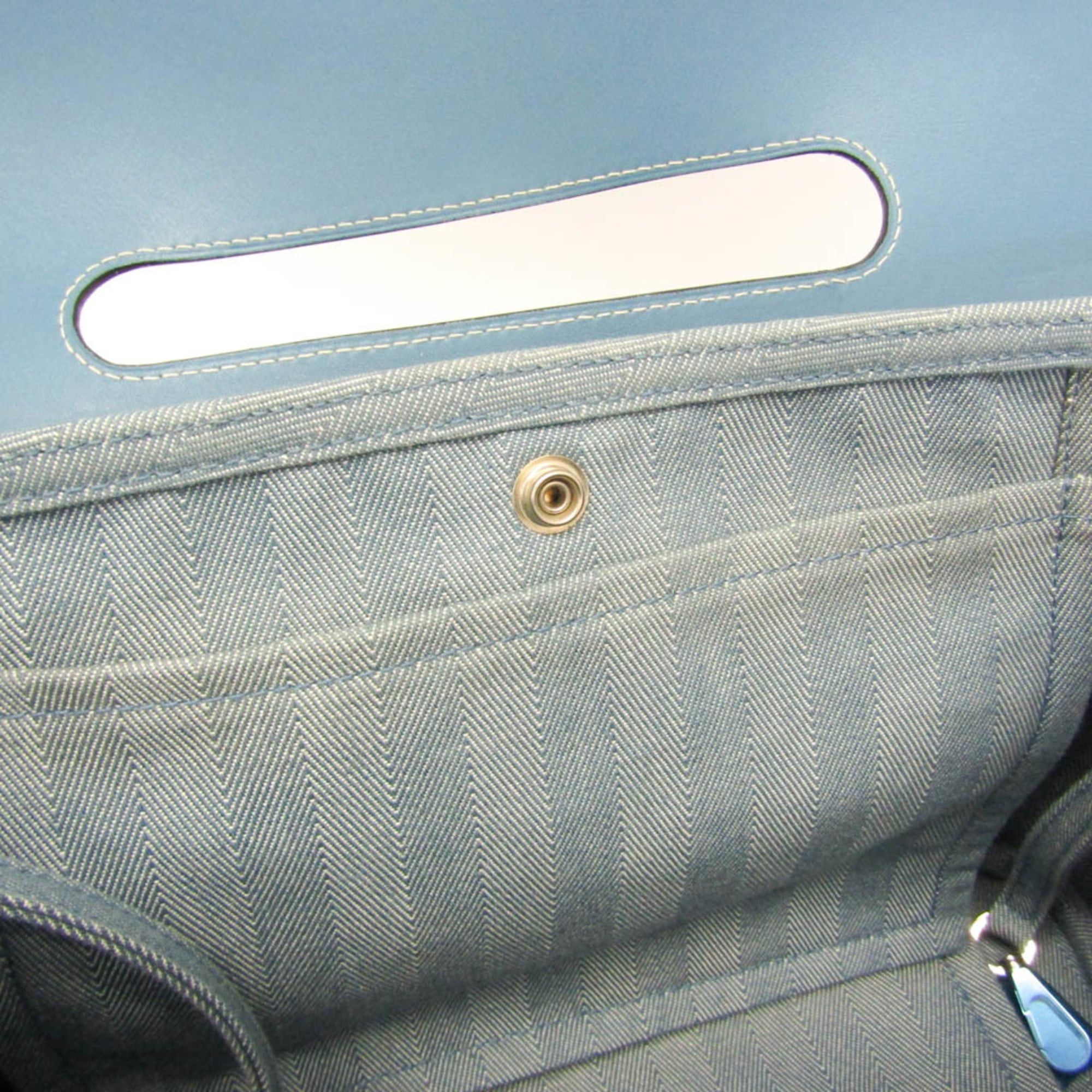 Hermes Hermes Valparaiso PM Women's Cotton,Polyester Handbag Blue Size ONE SIZE - 16 Thumbnail