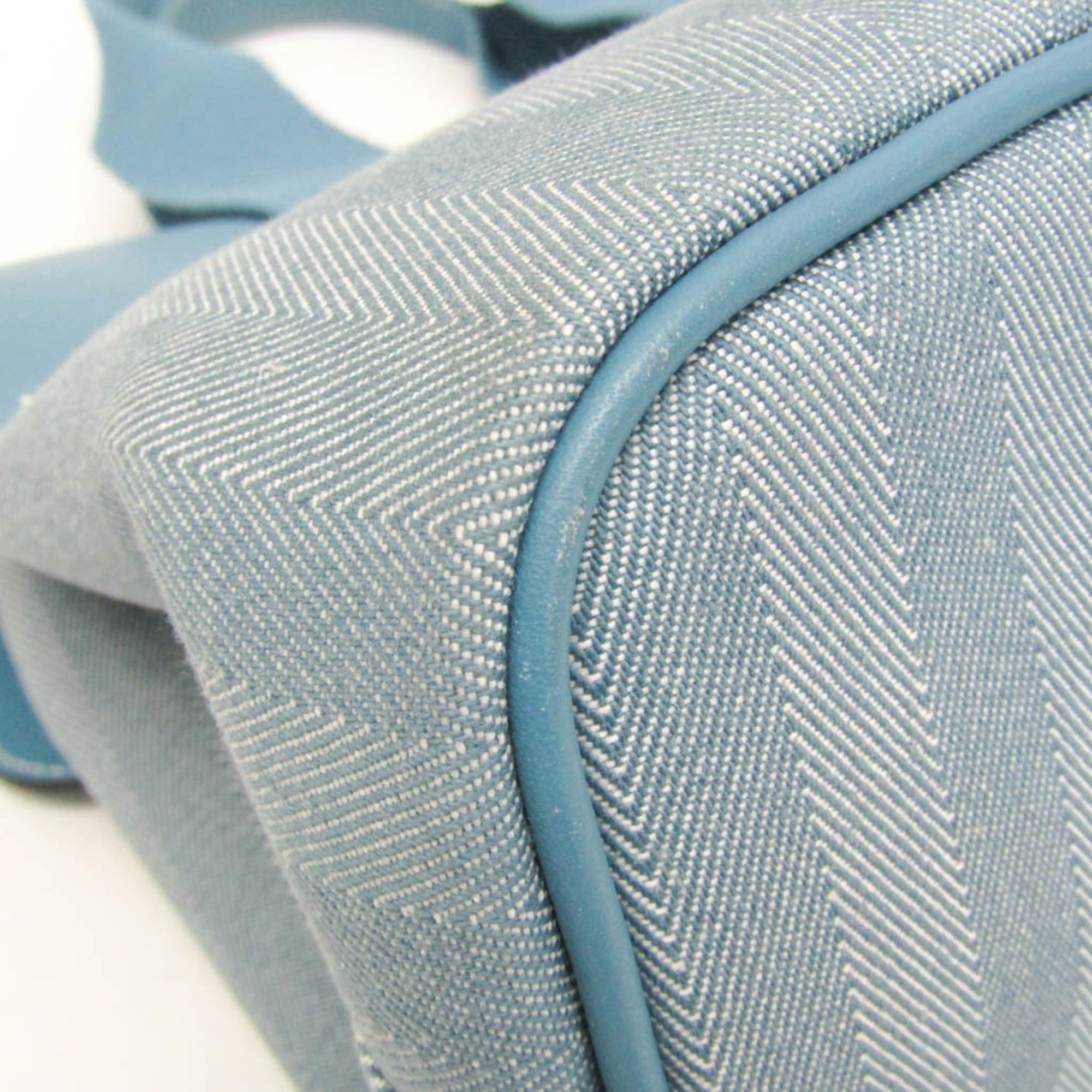 Hermes Hermes Valparaiso PM Women's Cotton,Polyester Handbag Blue Size ONE SIZE - 5 Thumbnail