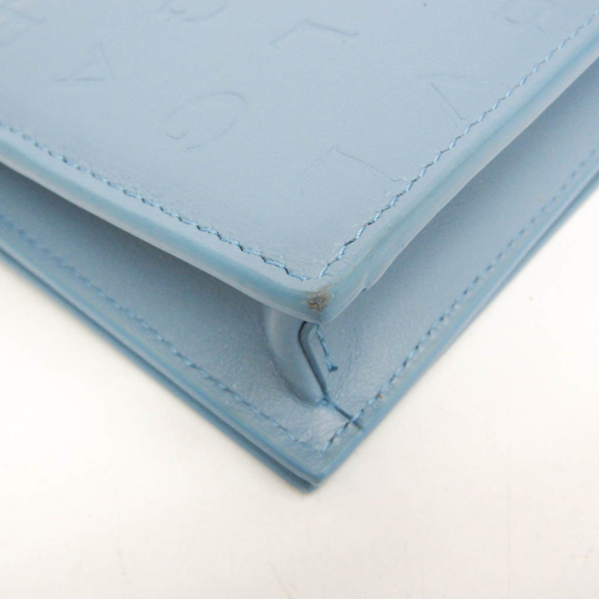 Bvlgari Bvlgari INFINITUM Women's Leather Chain/Shoulder Wallet Blue Size ONE SIZE - 5 Thumbnail