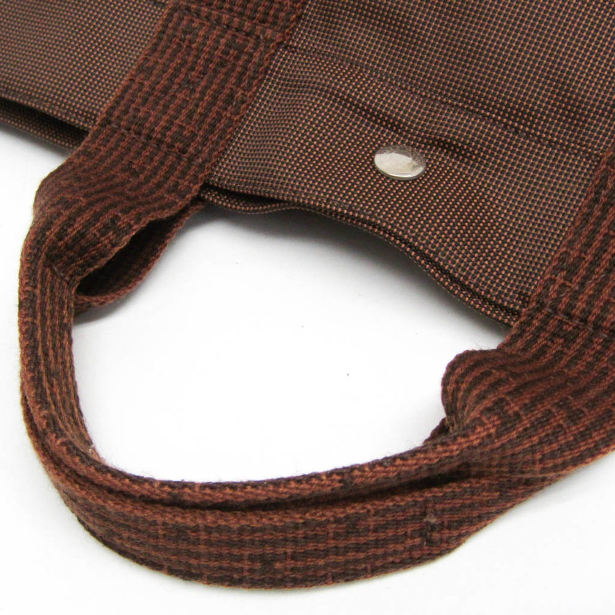 Hermes Hermes Her Line MM Men,Women Polyamide,Polyester Tote Bag Brown Size ONE SIZE - 8 Thumbnail