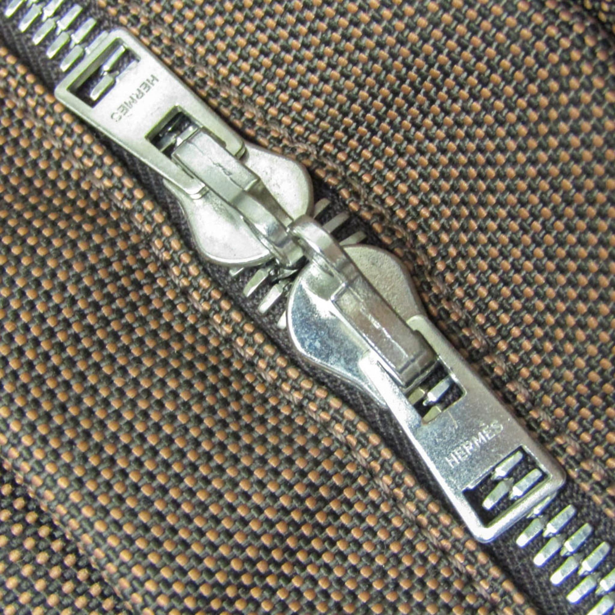 Hermes Hermes Her Line MM Men,Women Polyamide,Polyester Tote Bag Brown Size ONE SIZE - 13 Thumbnail