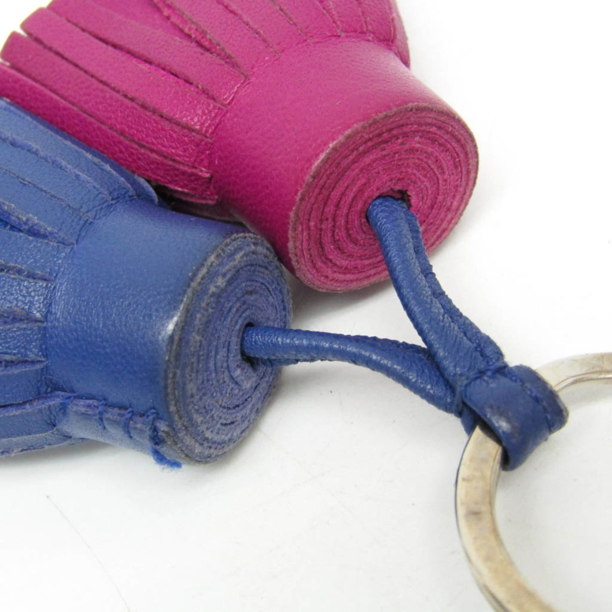 Hermes Hermes Carmen Uno Dos Keyring (Navy,Purple) Size ONE SIZE - 4 Thumbnail