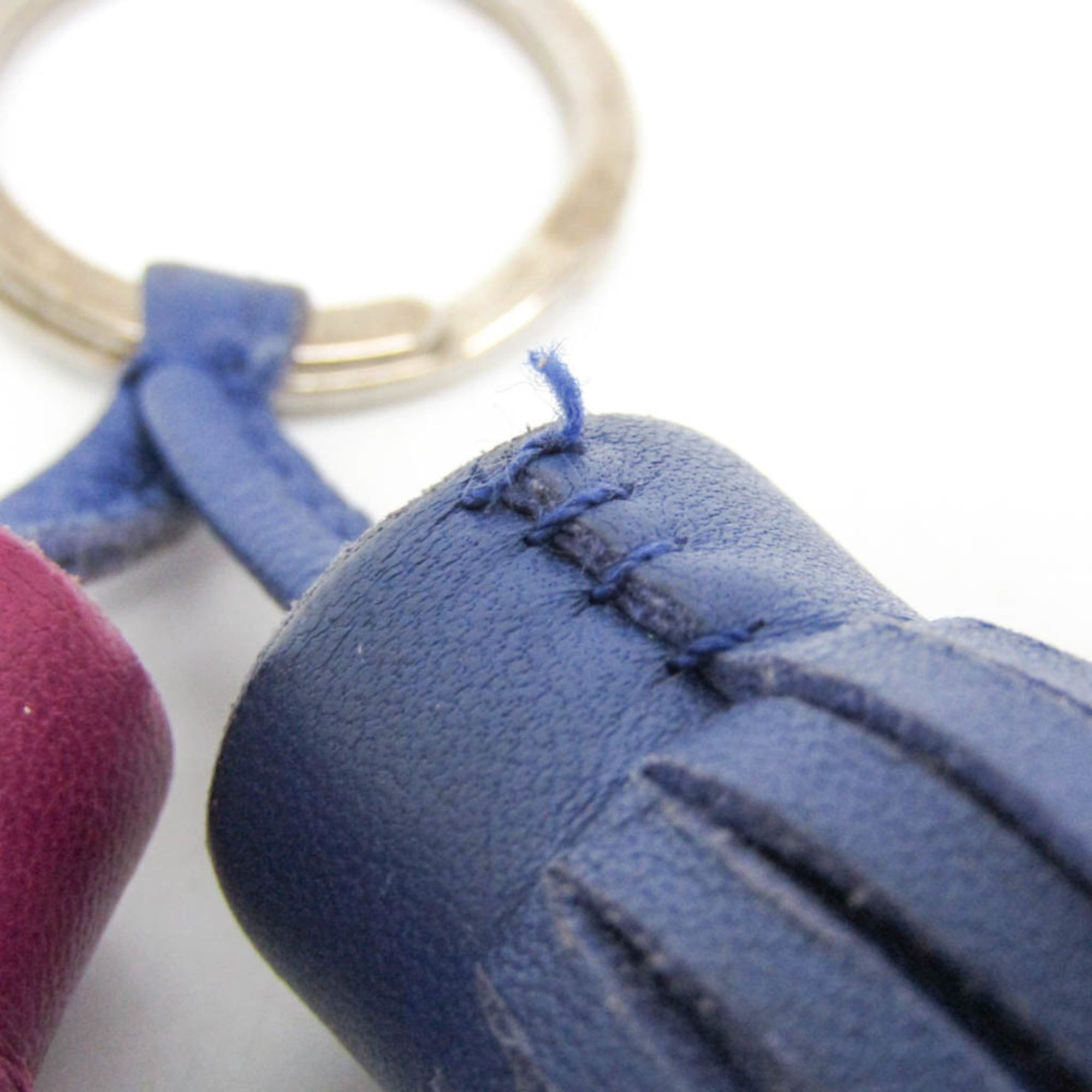 Hermes Hermes Carmen Uno Dos Keyring (Navy,Purple) Size ONE SIZE - 10 Thumbnail