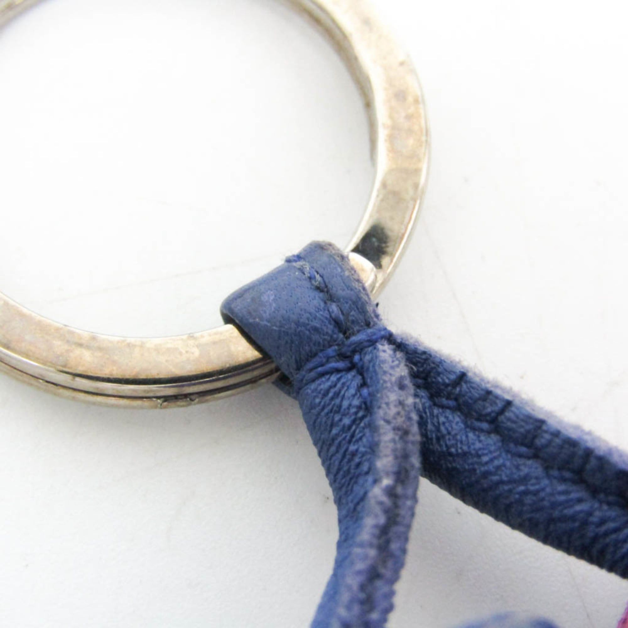 Hermes Hermes Carmen Uno Dos Keyring (Navy,Purple) Size ONE SIZE - 6 Thumbnail