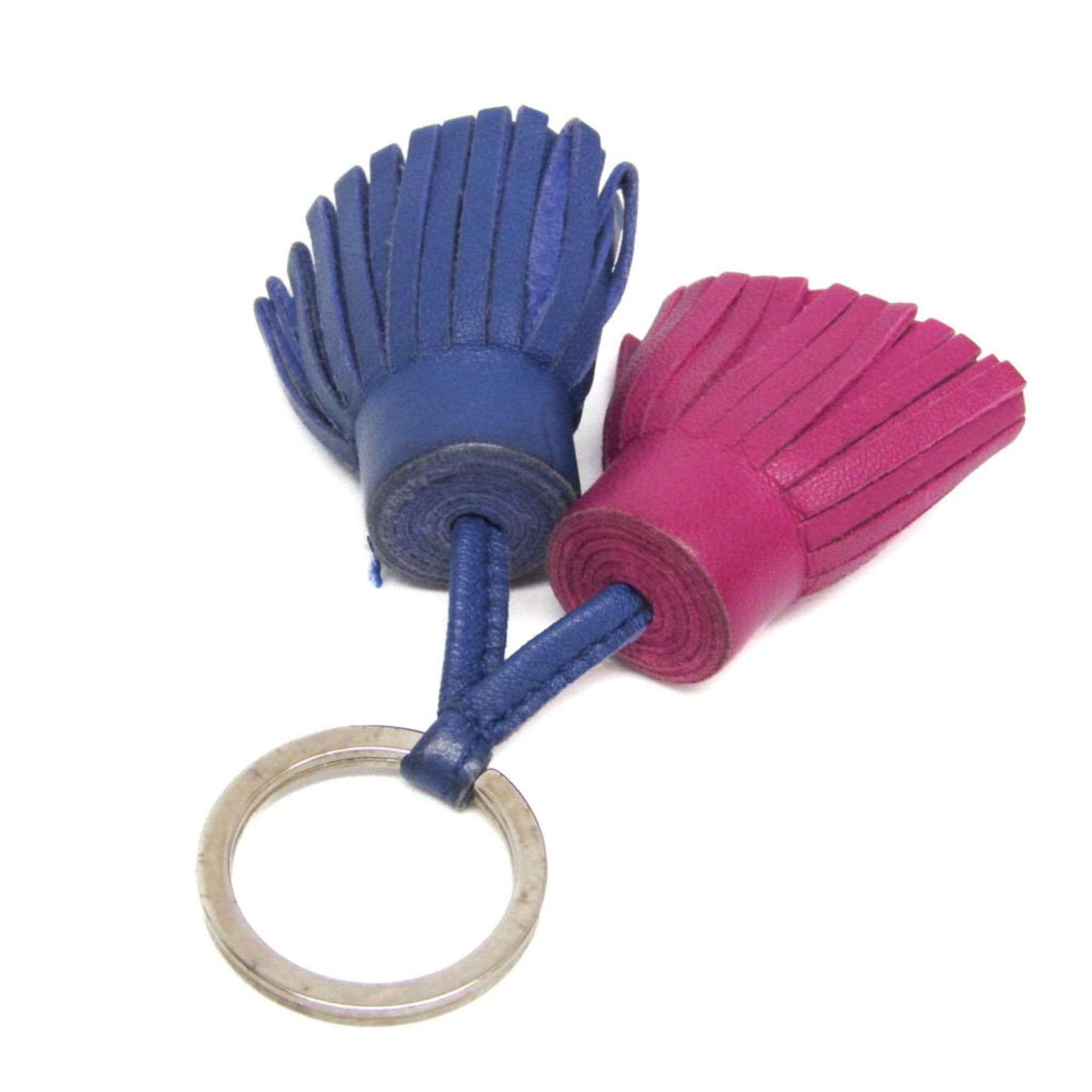 Hermes Hermes Carmen Uno Dos Keyring (Navy,Purple) Size ONE SIZE - 2 Thumbnail