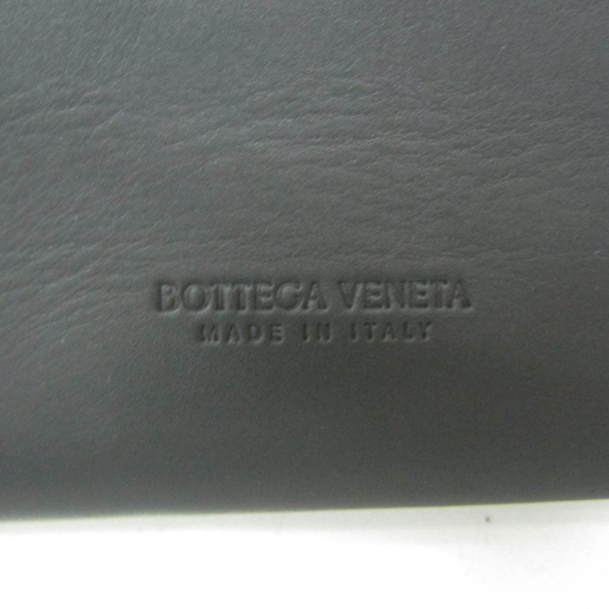 Bottega Veneta Bottega Veneta 593299 Men,Women Leather,Suede Wallet (bi-fold) Black,Blue Size ONE SIZE - 12 Thumbnail