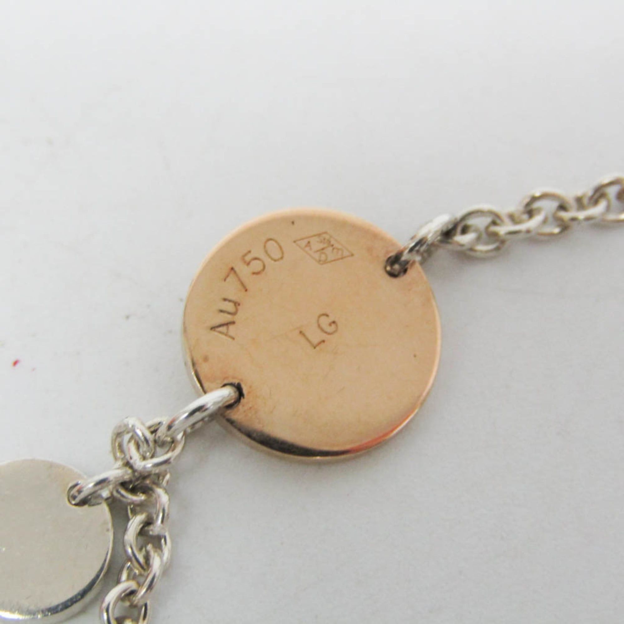 Hermes Hermes Exlibris Pink Gold (18K),Silver 925 Charm Bracelet Silver,Pink Gold Size ONE SIZE - 8 Thumbnail