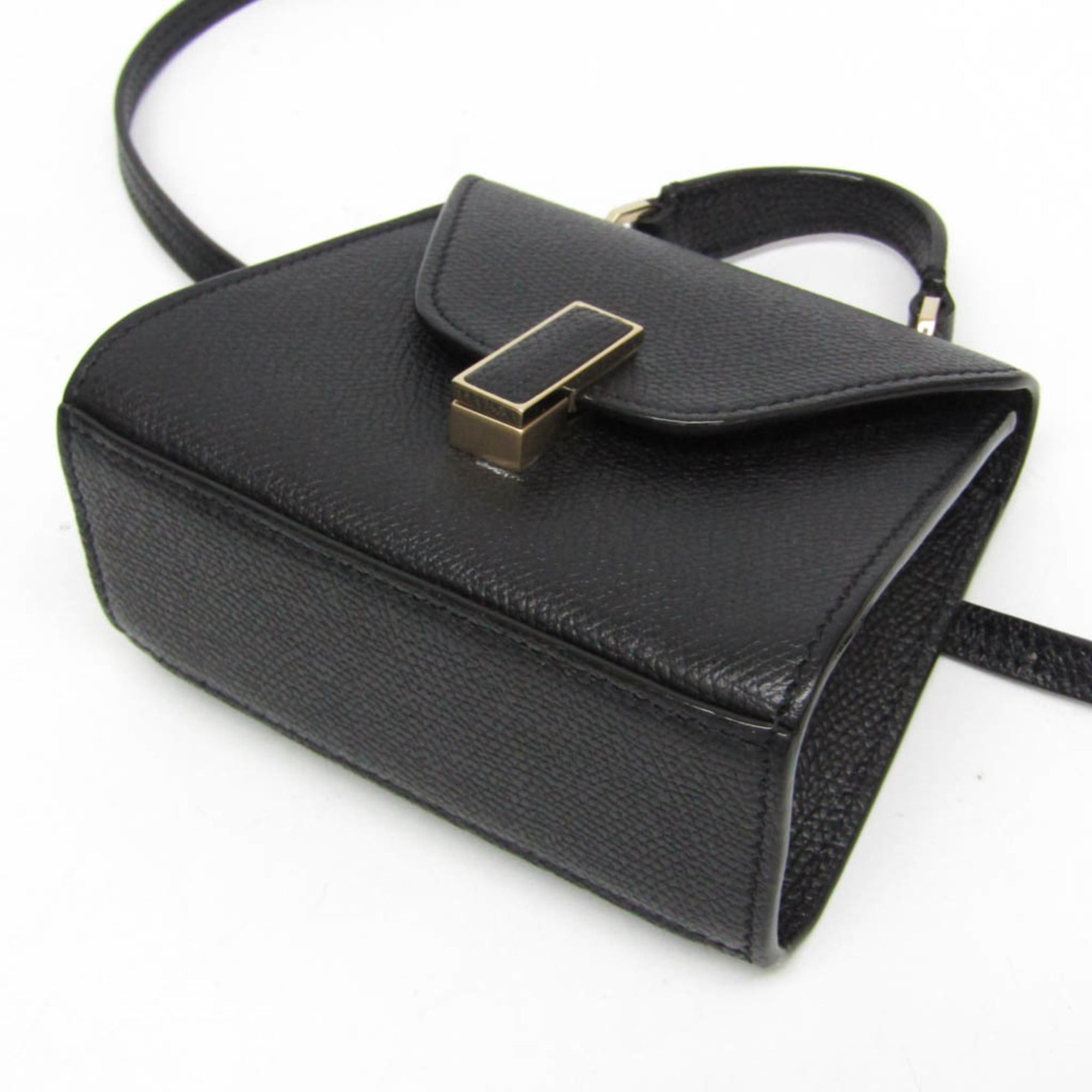 Valextra Valextra ISIDE BELT SGES0061028LOCPL99 Women's Leather Fanny Pack,Shoulder Bag Black Size ONE SIZE - 5 Thumbnail
