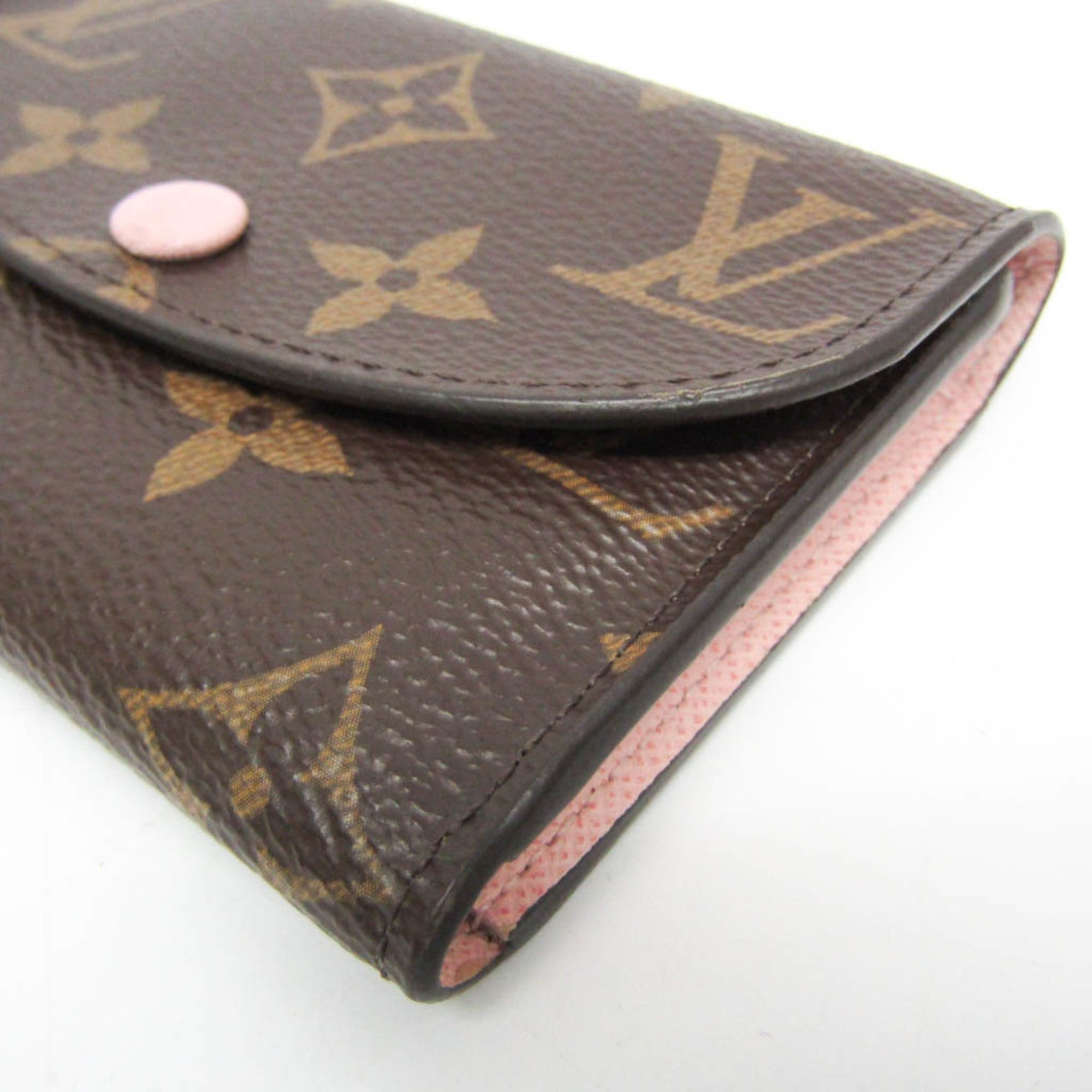 Louis Vuitton Louis Vuitton Monogram Rosalie Coin Purse M62361 Women's Monogram Coin Purse/coin Case Brown,Rose Ballerine Size ONE SIZE - 5 Thumbnail