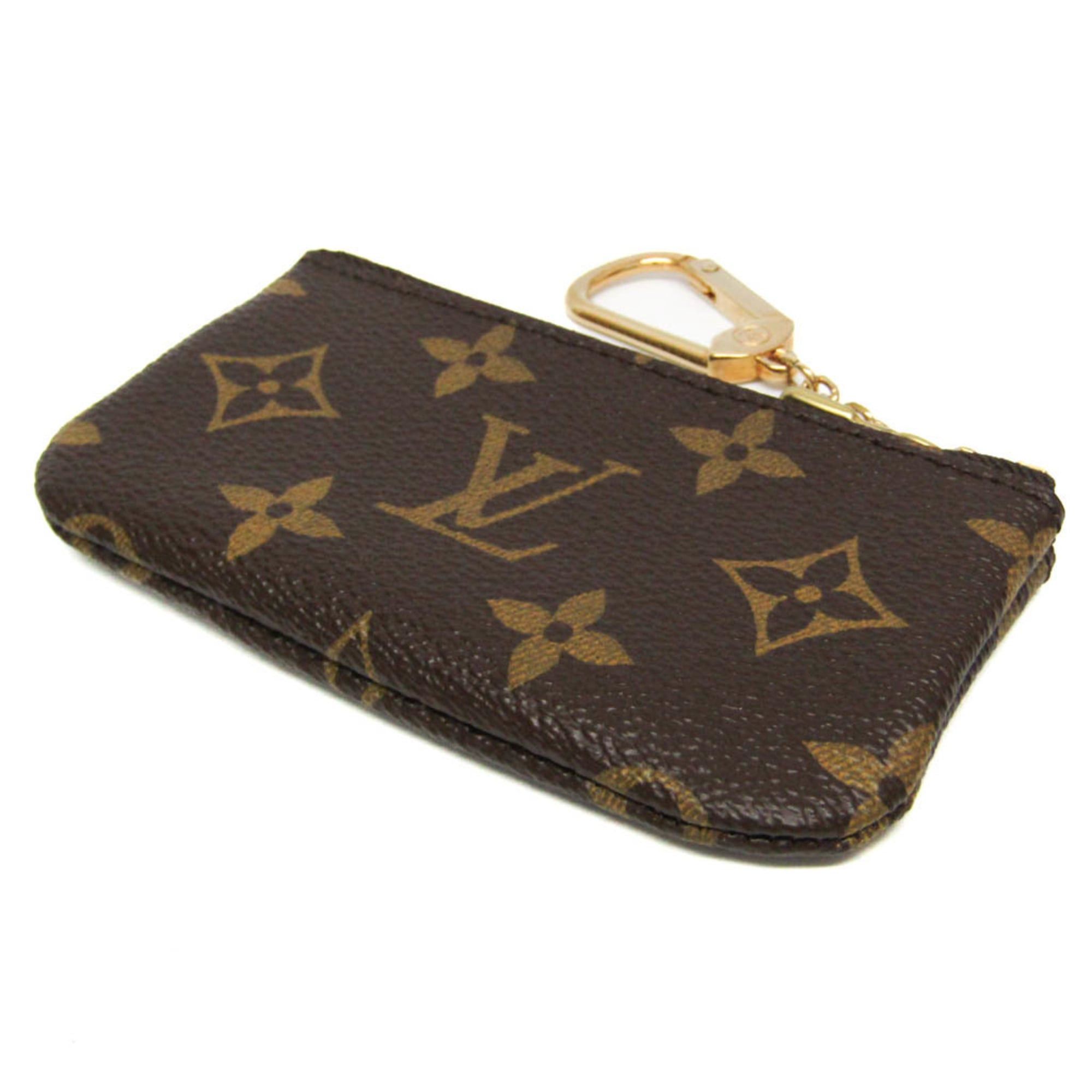 Louis Vuitton Louis Vuitton Monogram Key Pouch M62650 Men,Women Monogram Coin Purse/coin Case Brown Size ONE SIZE - 3 Thumbnail