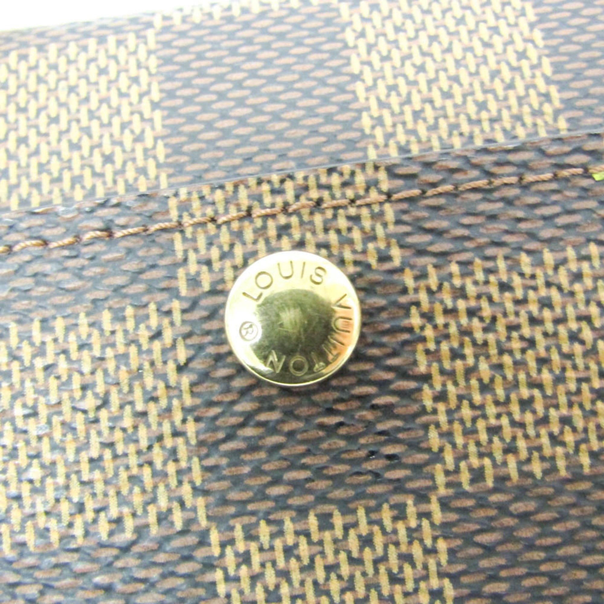 Louis Vuitton Louis Vuitton Damier Coin Purse N61930 Men,Women Damier Canvas Coin Purse/coin Case Brown,Ebene Size ONE SIZE - 6 Thumbnail