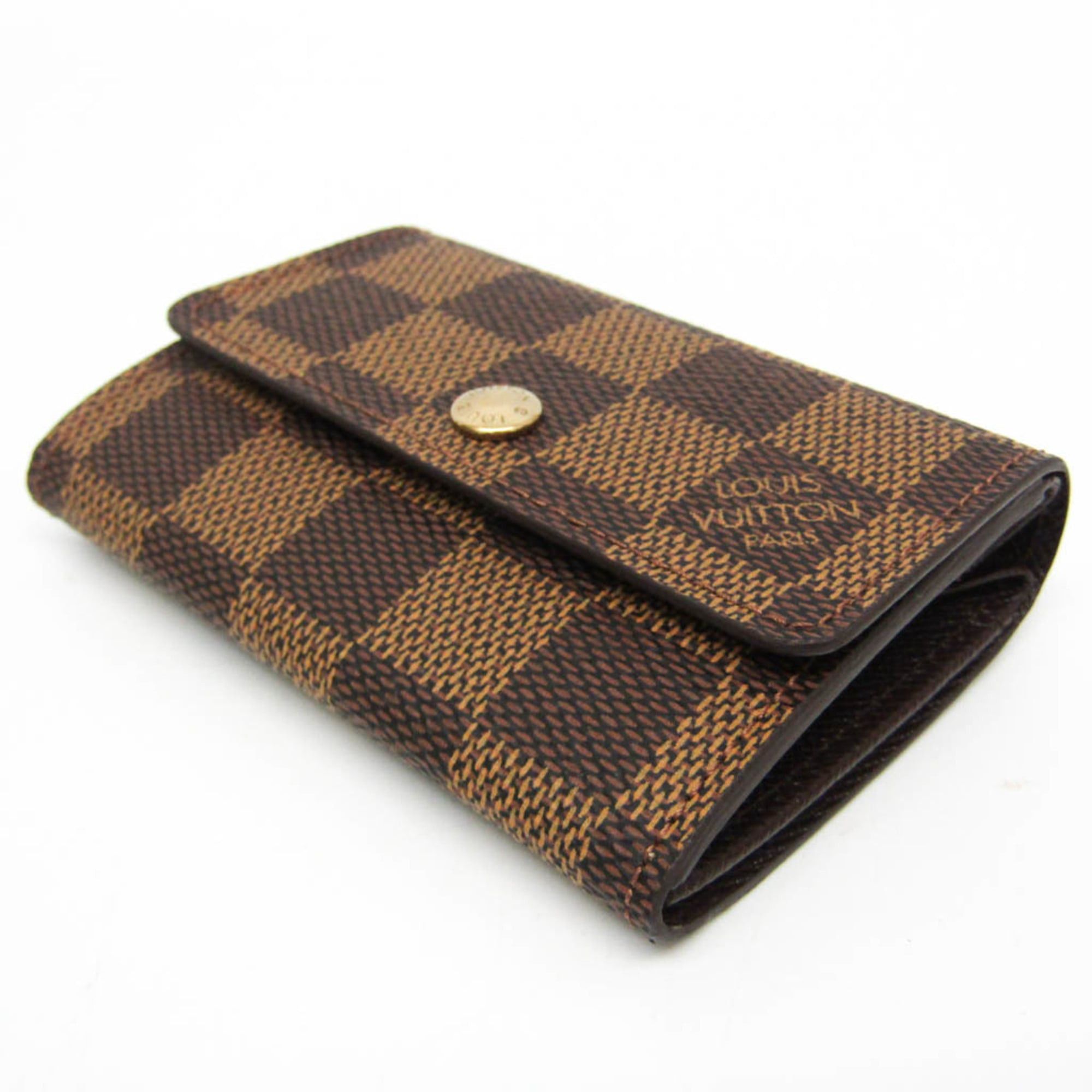 Louis Vuitton Louis Vuitton Damier Coin Purse N61930 Men,Women Damier Canvas Coin Purse/coin Case Brown,Ebene Size ONE SIZE - 4 Thumbnail