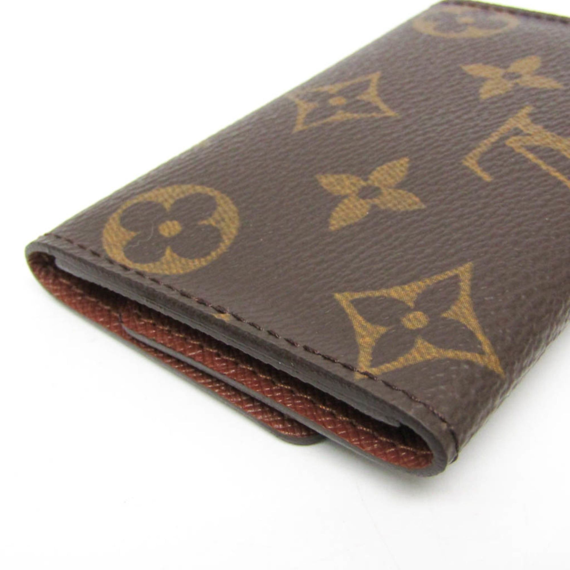 Louis Vuitton Louis Vuitton Monogram Key Holder 6 M62630 Men,Women Monogram Key Case Brown Size ONE SIZE - 4 Thumbnail