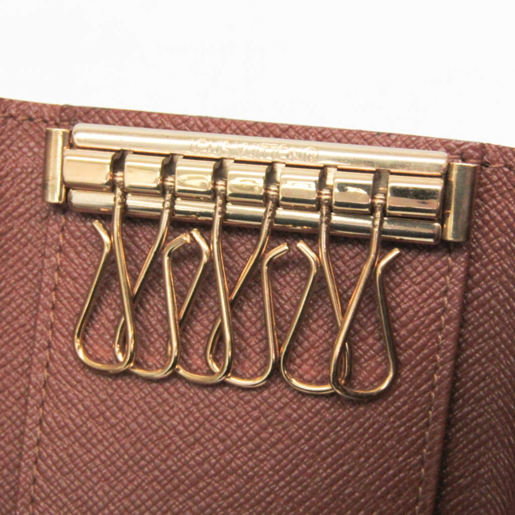 Louis Vuitton Louis Vuitton Monogram Key Holder 6 M62630 Men,Women Monogram Key Case Brown Size ONE SIZE - 8 Thumbnail