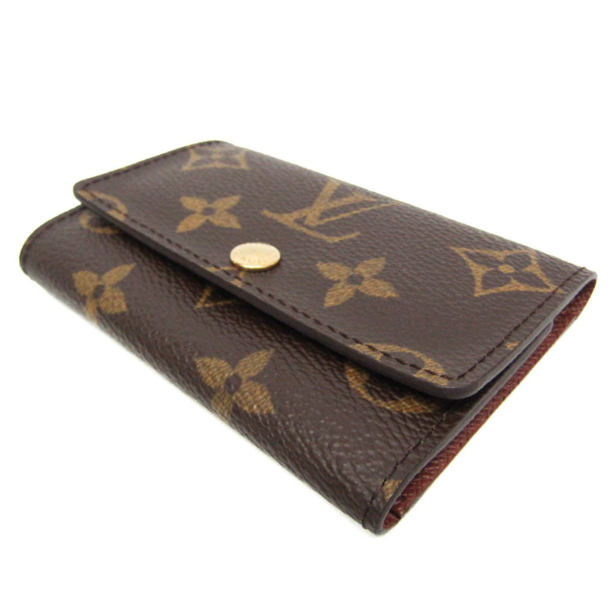 Louis Vuitton Louis Vuitton Monogram Key Holder 6 M62630 Men,Women Monogram Key Case Brown Size ONE SIZE - 5 Thumbnail