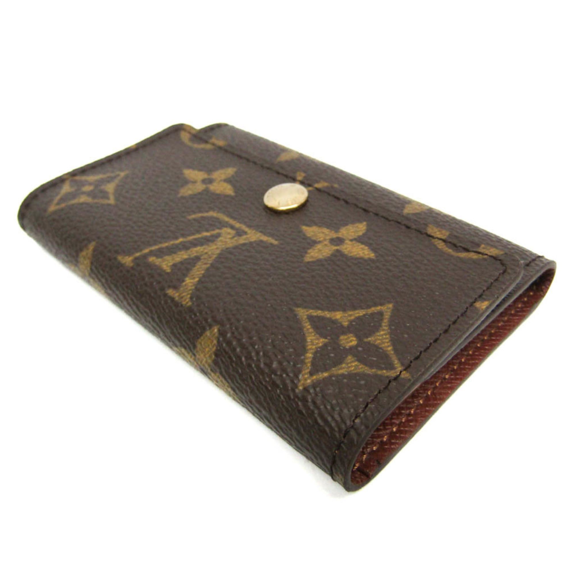 Louis Vuitton Louis Vuitton Monogram Key Holder 6 M62630 Men,Women Monogram Key Case Brown Size ONE SIZE - 6 Thumbnail