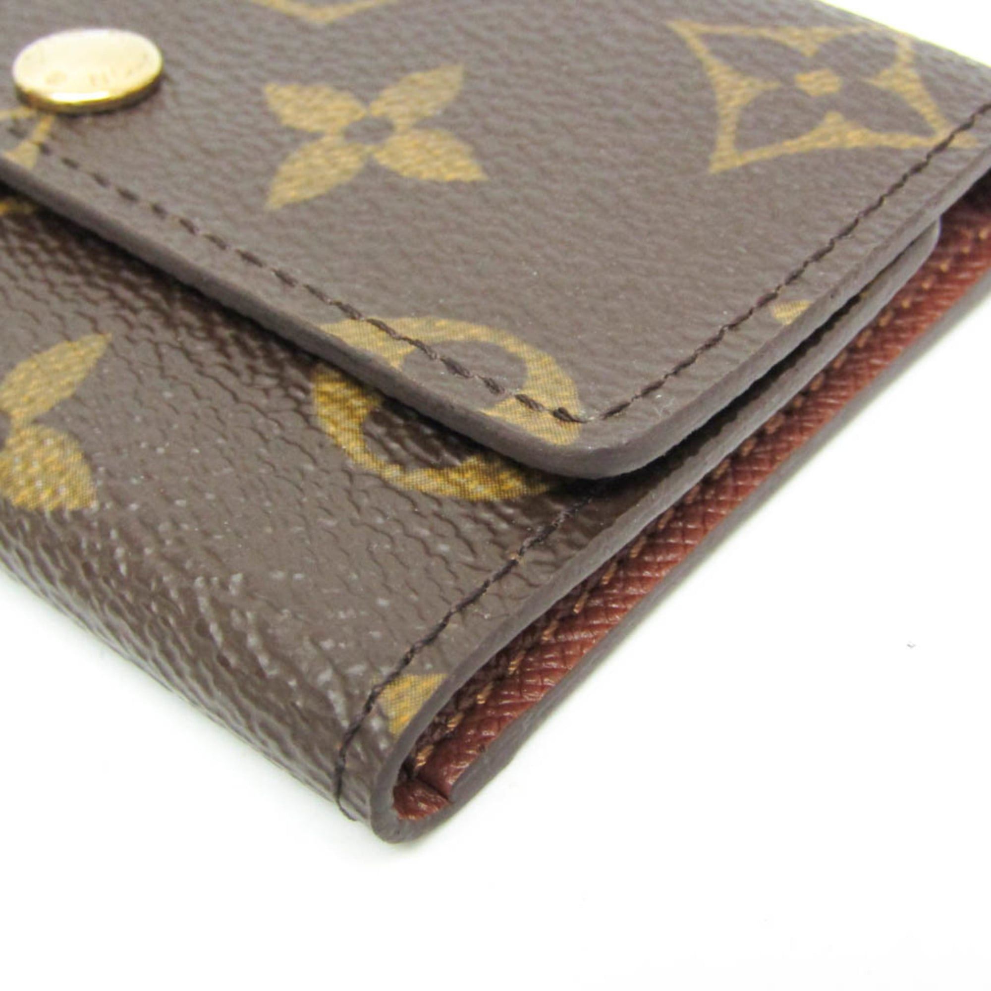 Louis Vuitton Louis Vuitton Monogram Key Holder 6 M62630 Men,Women Monogram Key Case Brown Size ONE SIZE - 5 Thumbnail