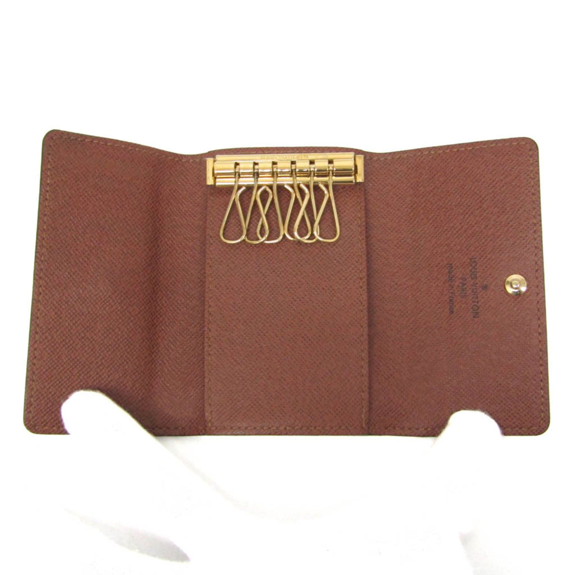 Louis Vuitton Louis Vuitton Monogram Key Holder 6 M62630 Men,Women Monogram Key Case Brown Size ONE SIZE - 3 Thumbnail