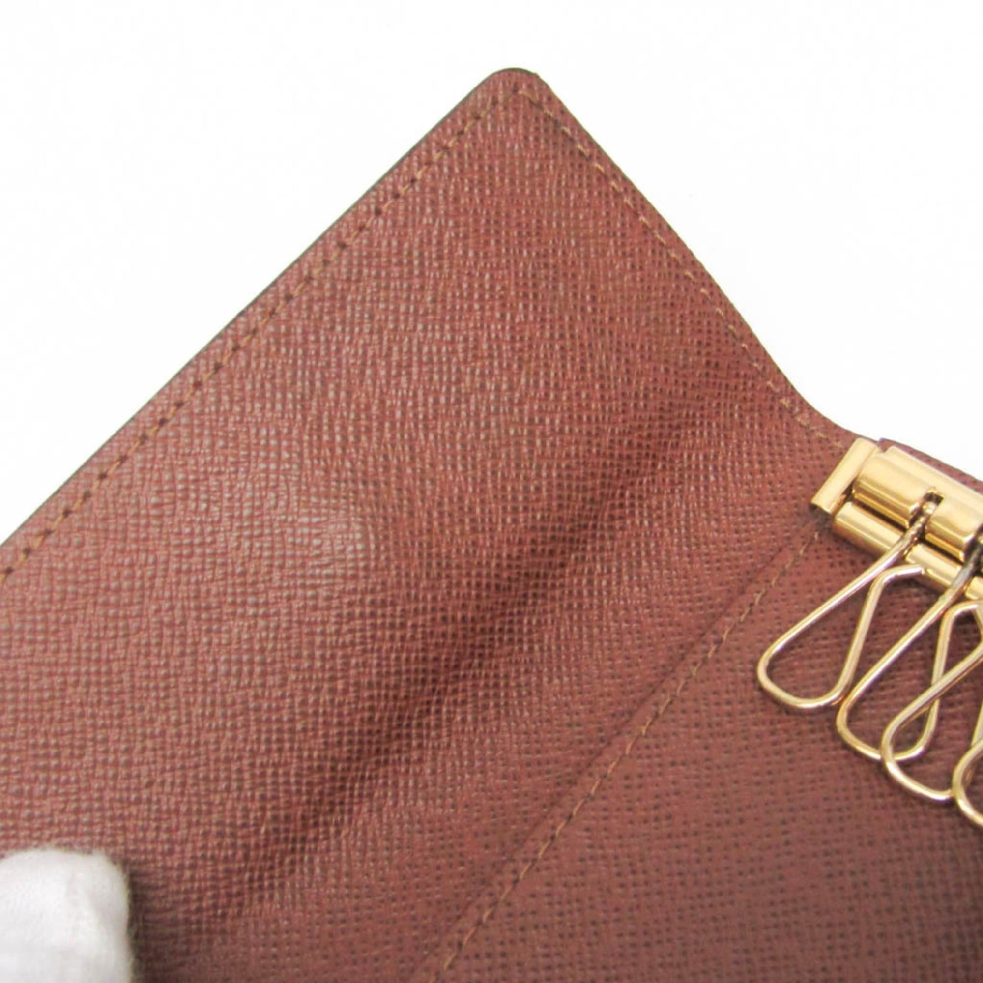 Louis Vuitton Louis Vuitton Monogram Key Holder 6 M62630 Men,Women Monogram Key Case Brown Size ONE SIZE - 9 Thumbnail