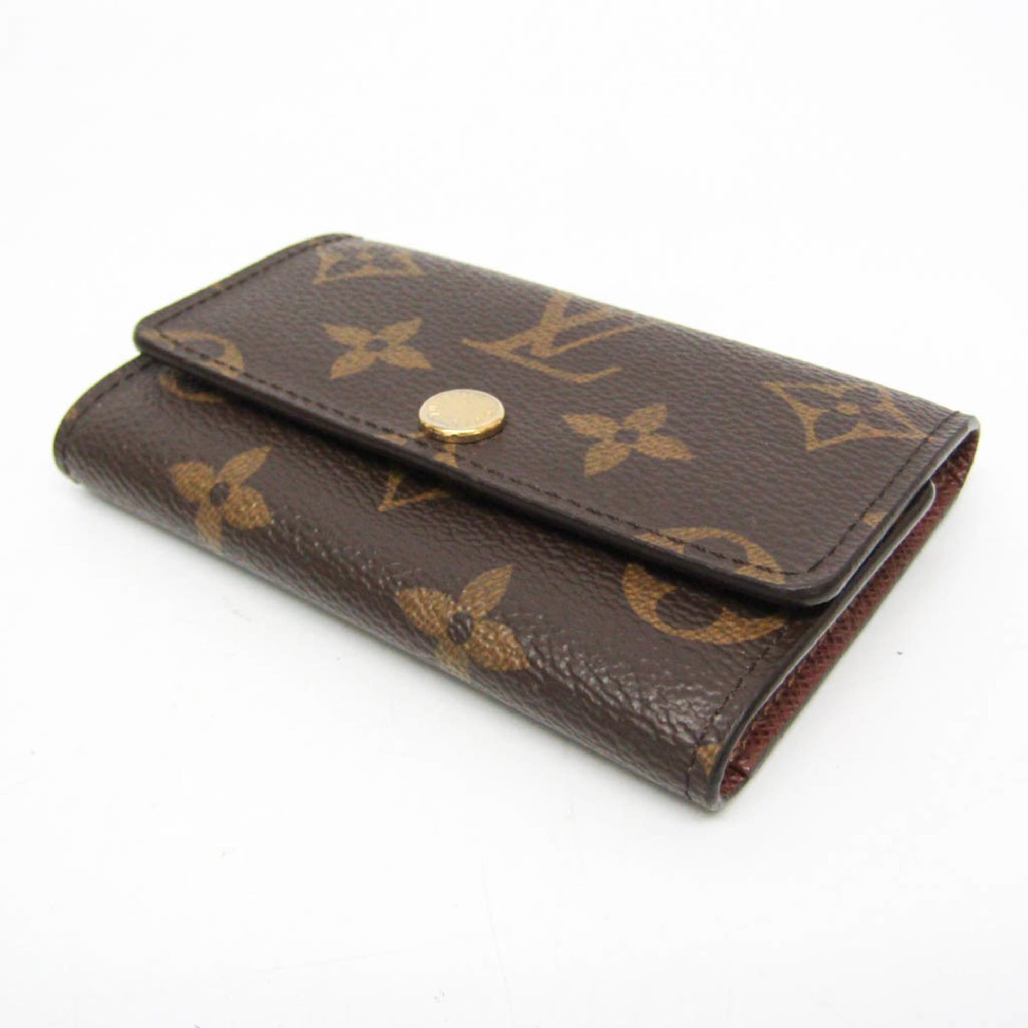 Louis Vuitton Louis Vuitton Monogram Key Holder 6 M62630 Men,Women Monogram Key Case Brown Size ONE SIZE - 4 Thumbnail