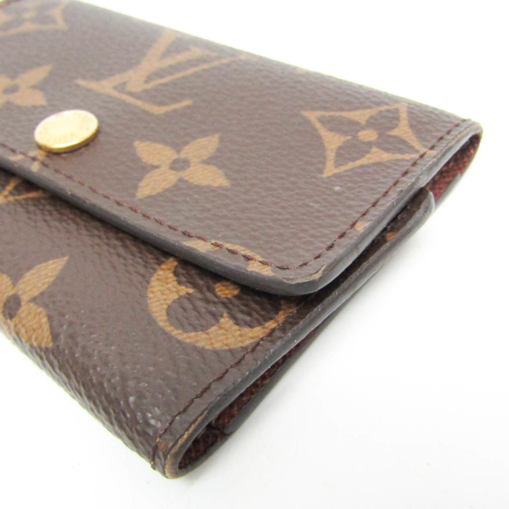 Louis Vuitton Louis Vuitton Monogram Key Holder 6 M62630 Men,Women Monogram Key Case Brown Size ONE SIZE - 6 Thumbnail