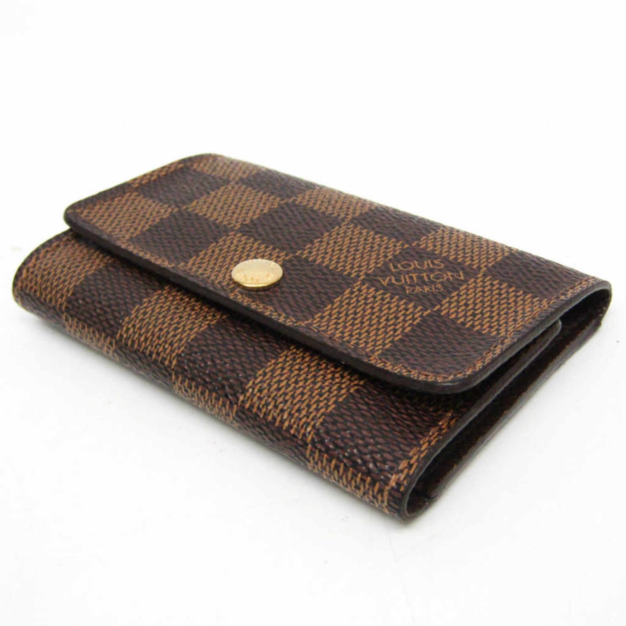Louis Vuitton Louis Vuitton Damier 6 Key Holder N62630 Men,Women Damier Canvas Key Case Ebene Size ONE SIZE - 5 Thumbnail