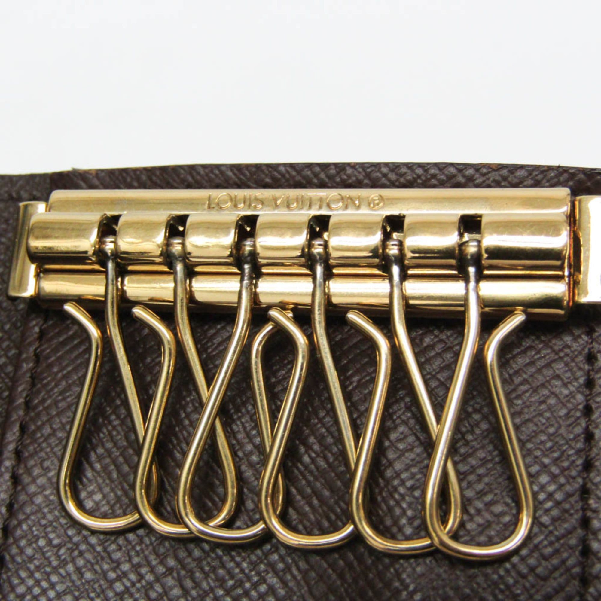 Louis Vuitton Louis Vuitton Damier 6 Key Holder N62630 Men,Women Damier Canvas Key Case Ebene Size ONE SIZE - 8 Thumbnail