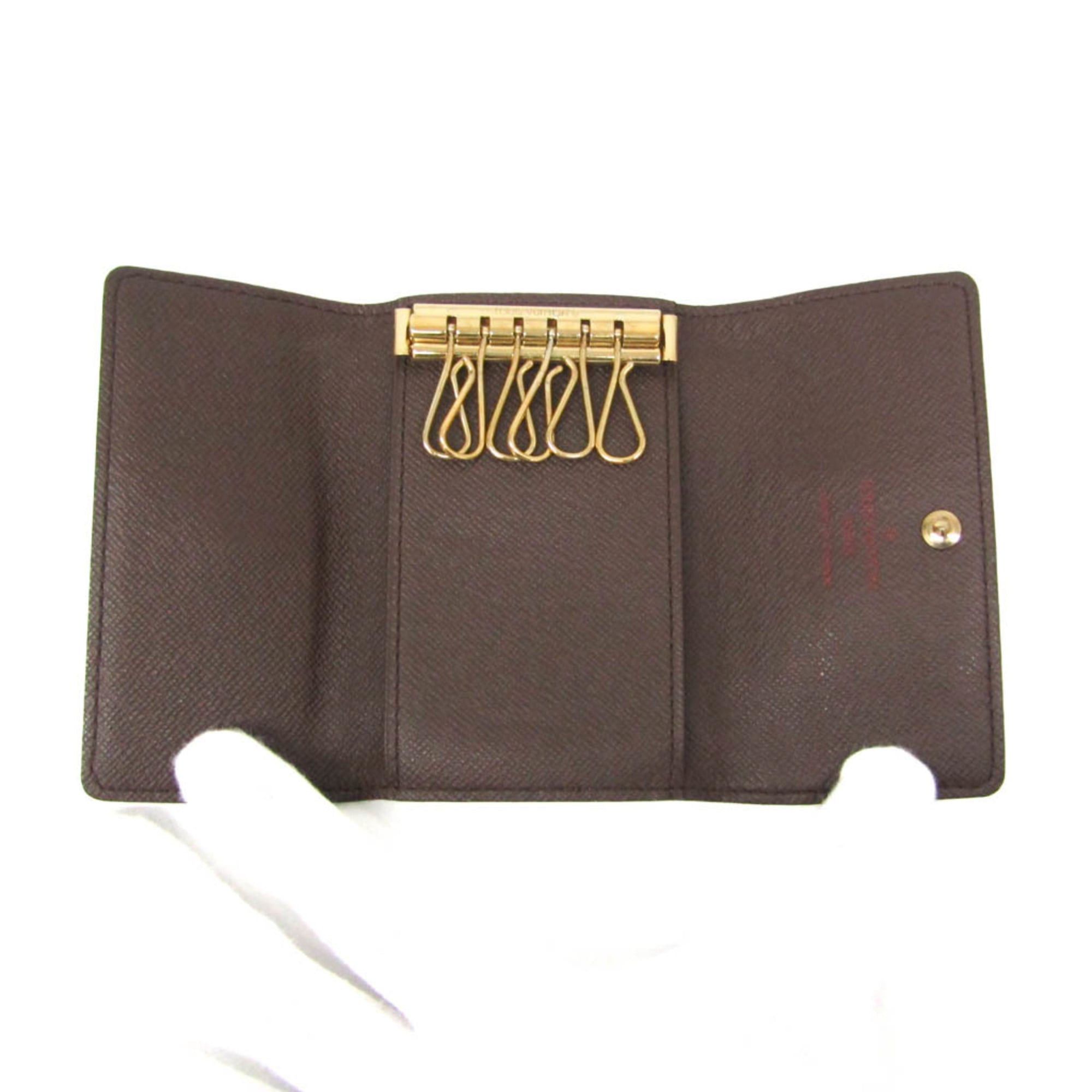 Louis Vuitton Louis Vuitton Damier 6 Key Holder N62630 Men,Women Damier Canvas Key Case Ebene Size ONE SIZE - 3 Thumbnail