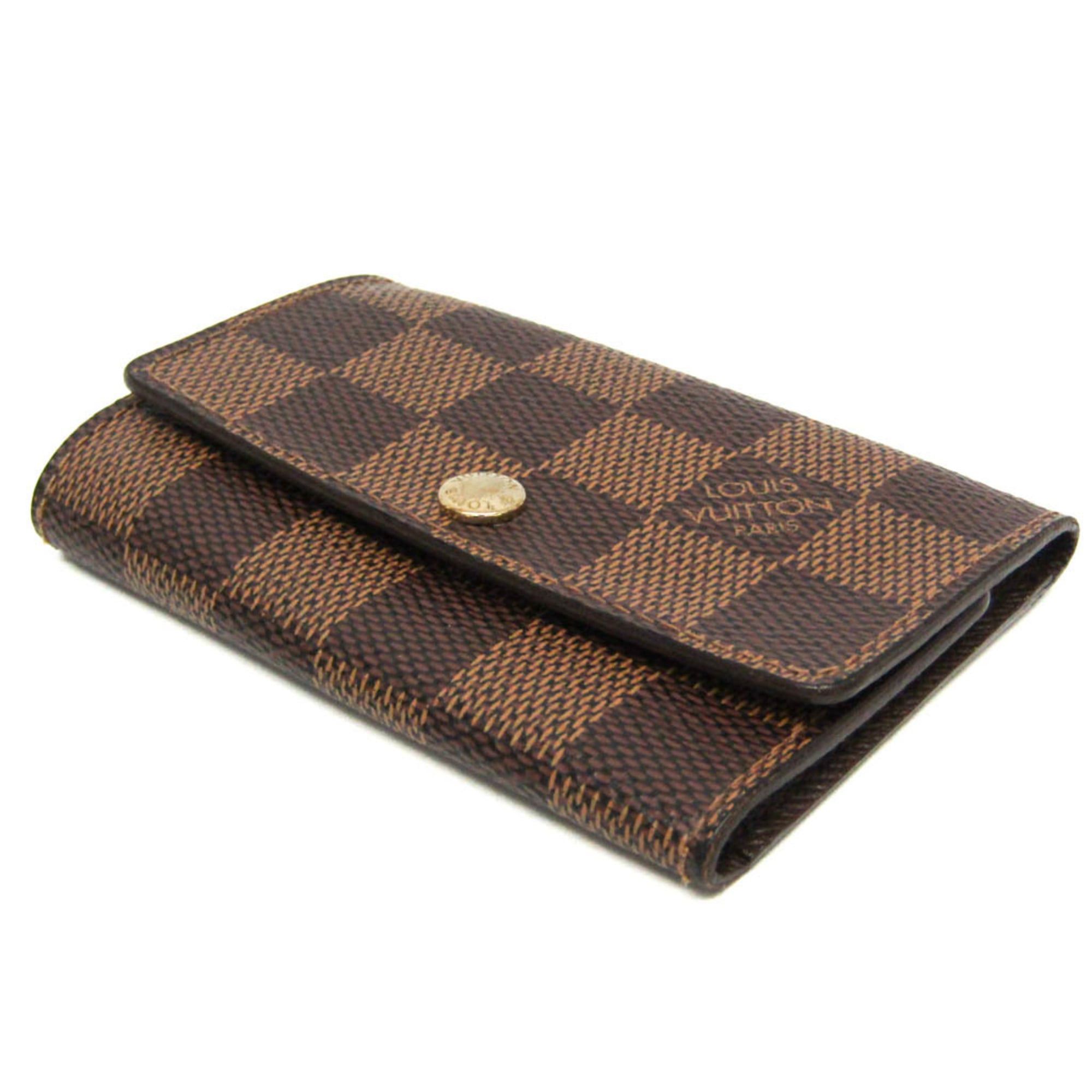 Louis Vuitton Louis Vuitton Damier 6 Key Holder N62630 Men,Women Damier Canvas Key Case Ebene Size ONE SIZE - 5 Thumbnail