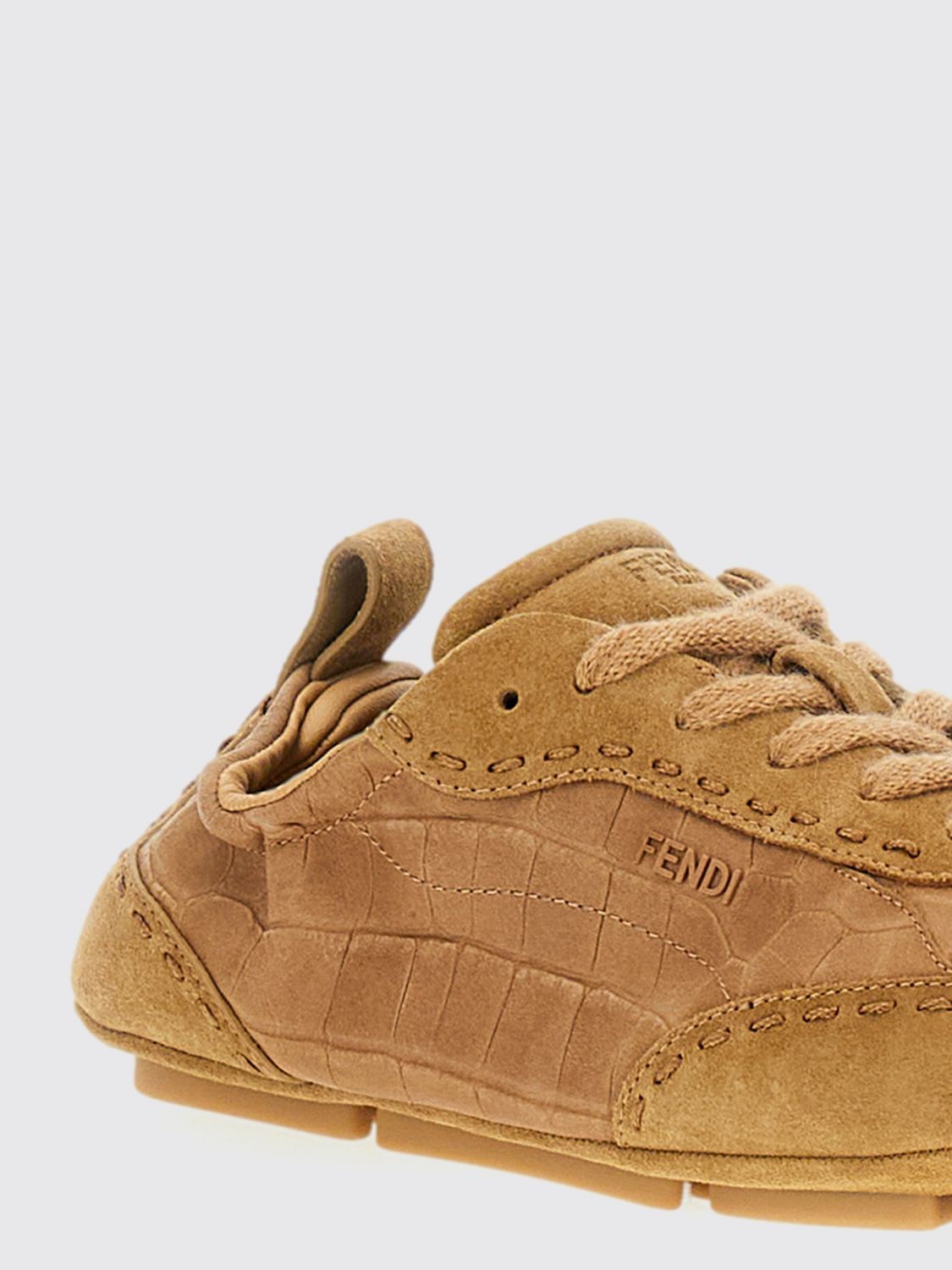 Fendi Fendi Sneakers Men Beige Size US 8 / EU 41 - 4 Thumbnail
