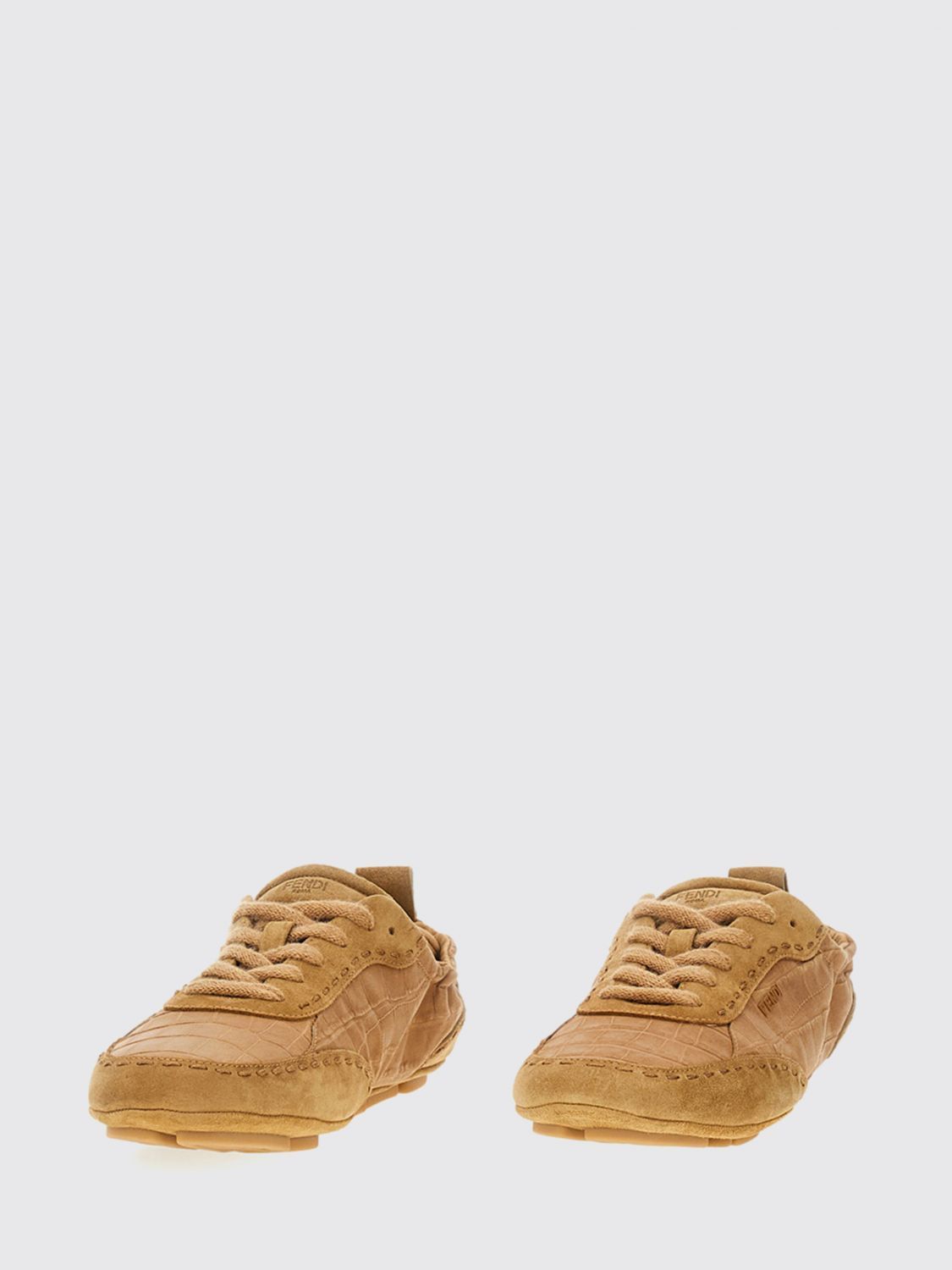 Fendi Fendi Sneakers Men Beige Size US 9 / EU 42 - 2 Thumbnail