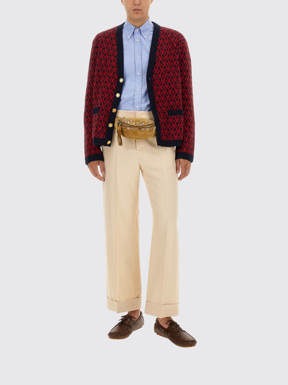 Valentino Valentino Sweater Men Red Size US M / EU 48-50 / 2 - 2 Thumbnail