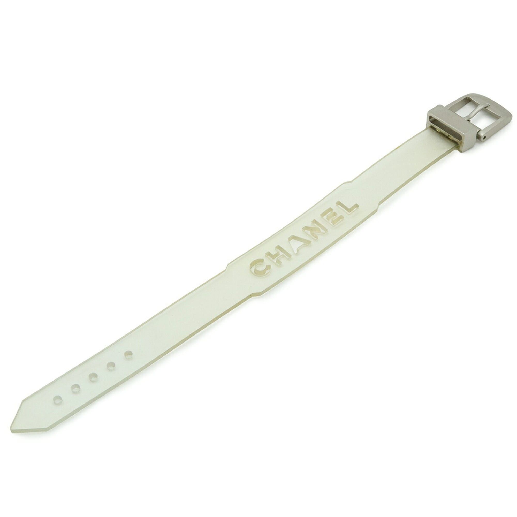 Chanel CHANEL Rubber Bracelet Band Clear 99 S Size ONE SIZE - 4 Thumbnail