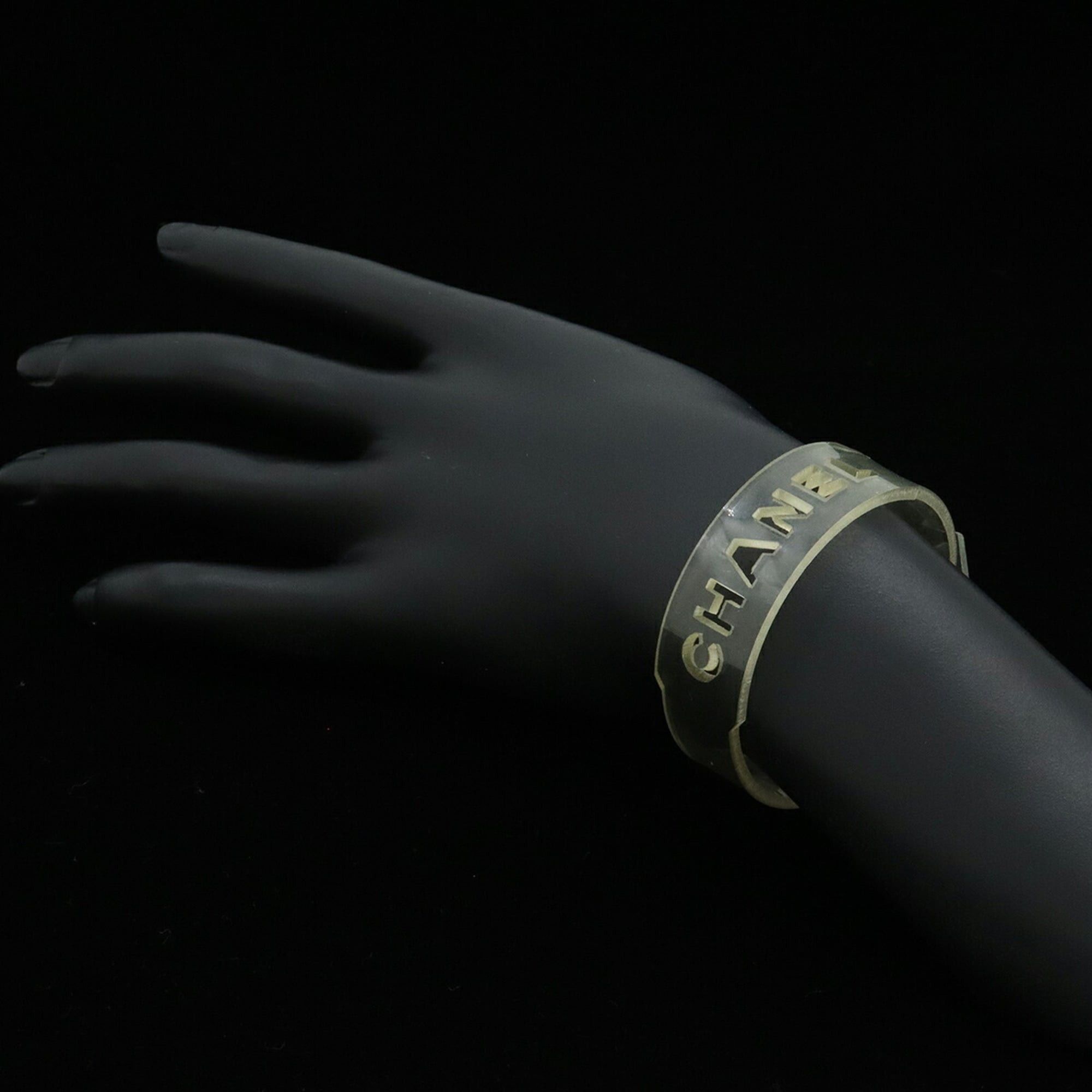 Chanel CHANEL Rubber Bracelet Band Clear 99 S Size ONE SIZE - 6 Thumbnail