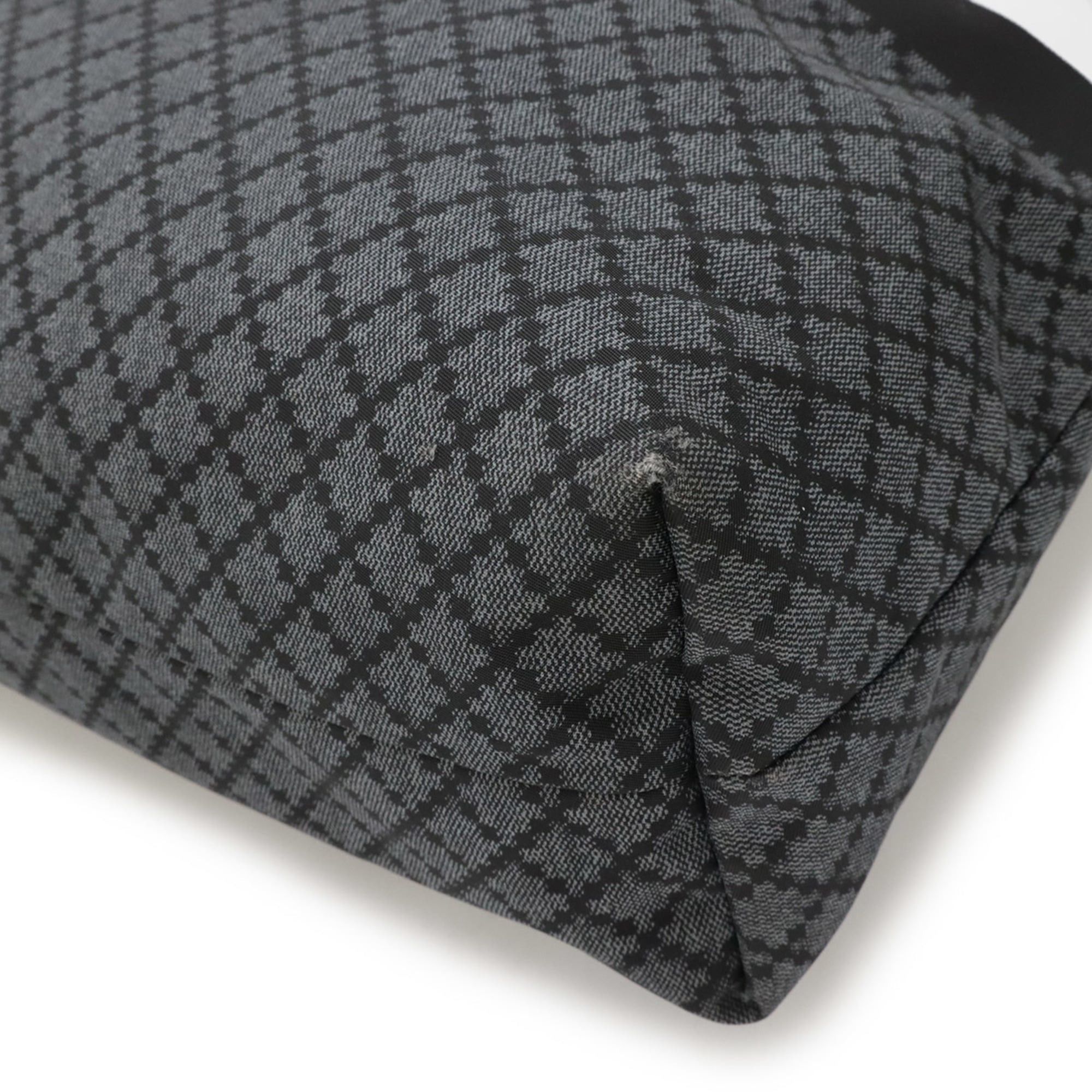 Gucci GUCCI Diamante Shoulder Bag, Nylon and Leather, Black Gray, 270410 Size ONE SIZE - 4 Thumbnail