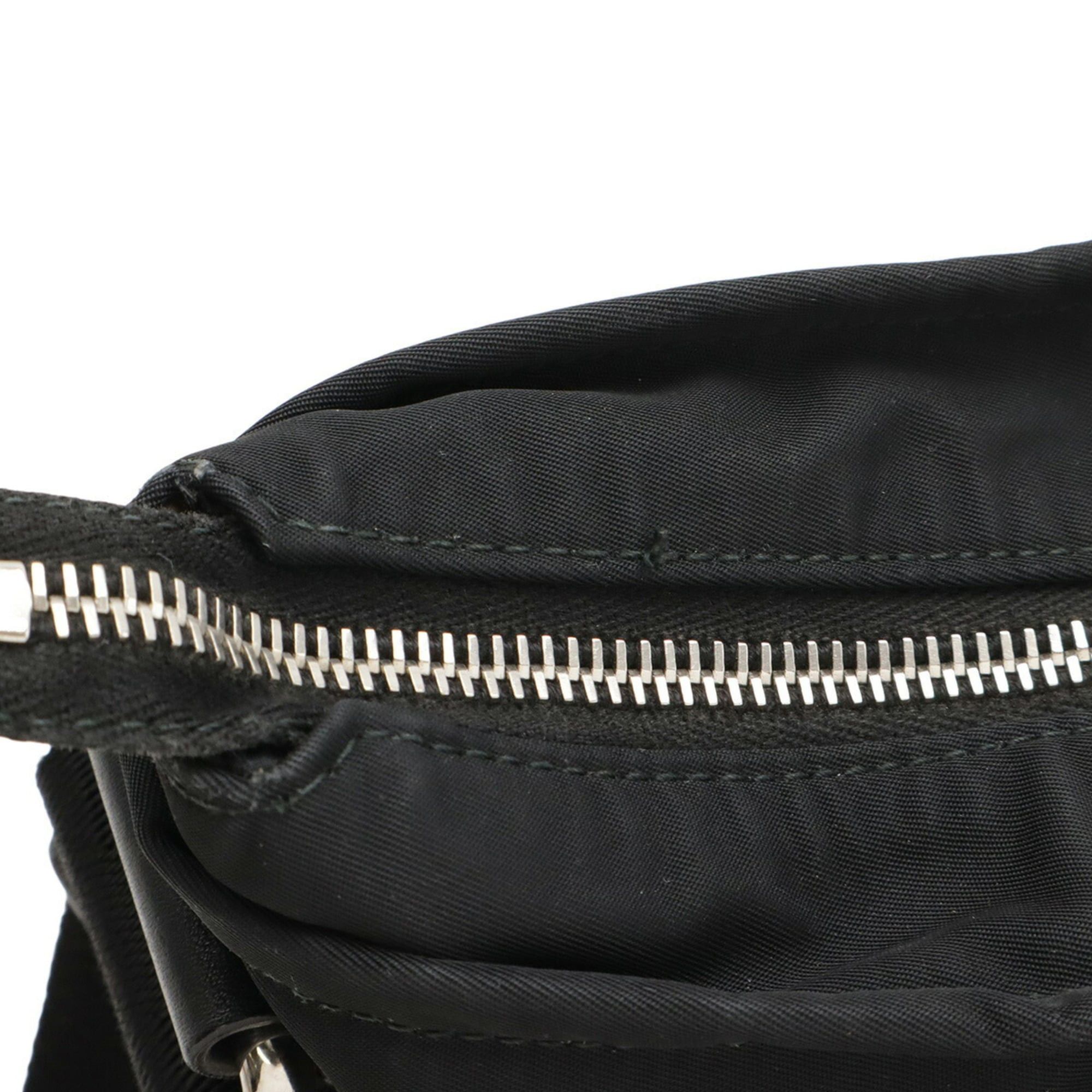 Gucci GUCCI Diamante Shoulder Bag, Nylon and Leather, Black Gray, 270410 Size ONE SIZE - 6 Thumbnail