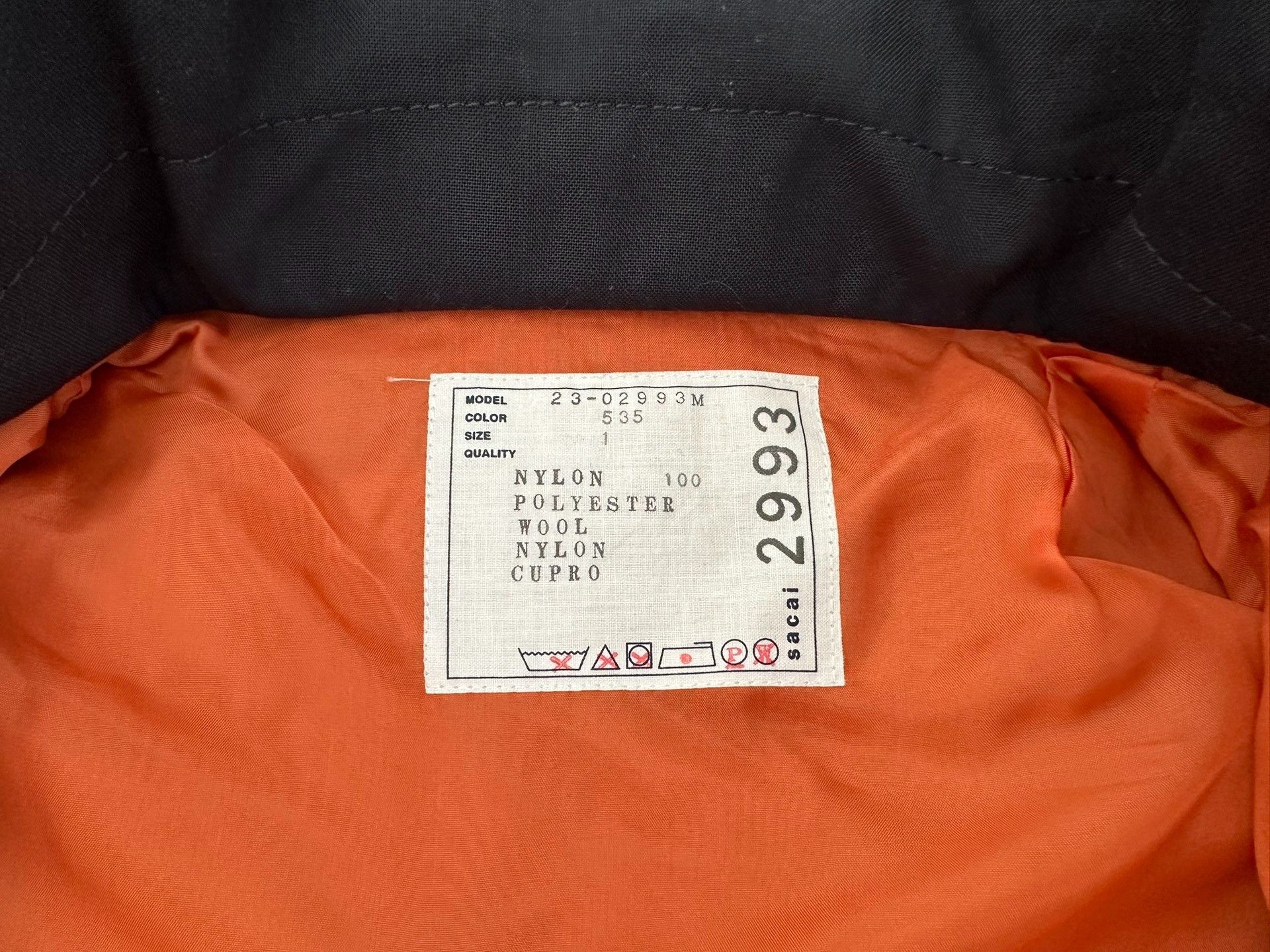 Sacai sacai nylon twill vest in unique design Size US S / EU 44-46 / 1 - 4 Thumbnail