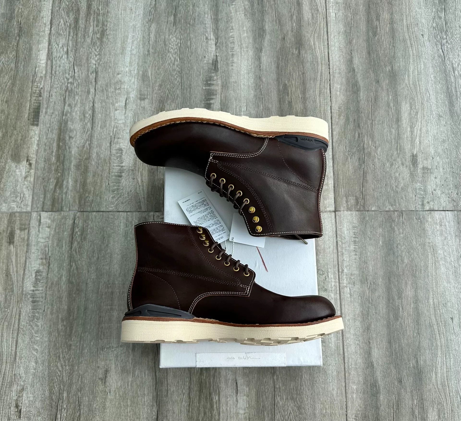 Visvim visvim virgil folk boots in dark brown Size US 10 / EU 43 - 3 Thumbnail